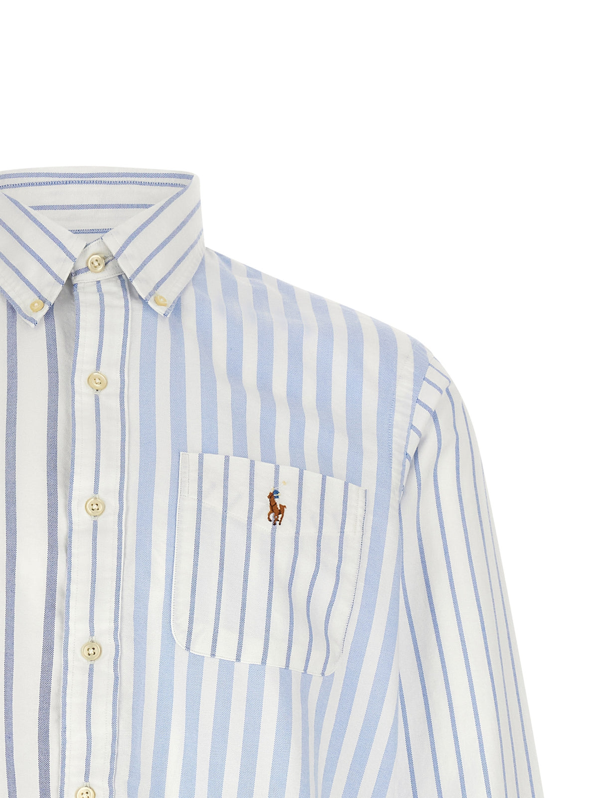Polo Ralph Lauren Blaue Baumwollbluse