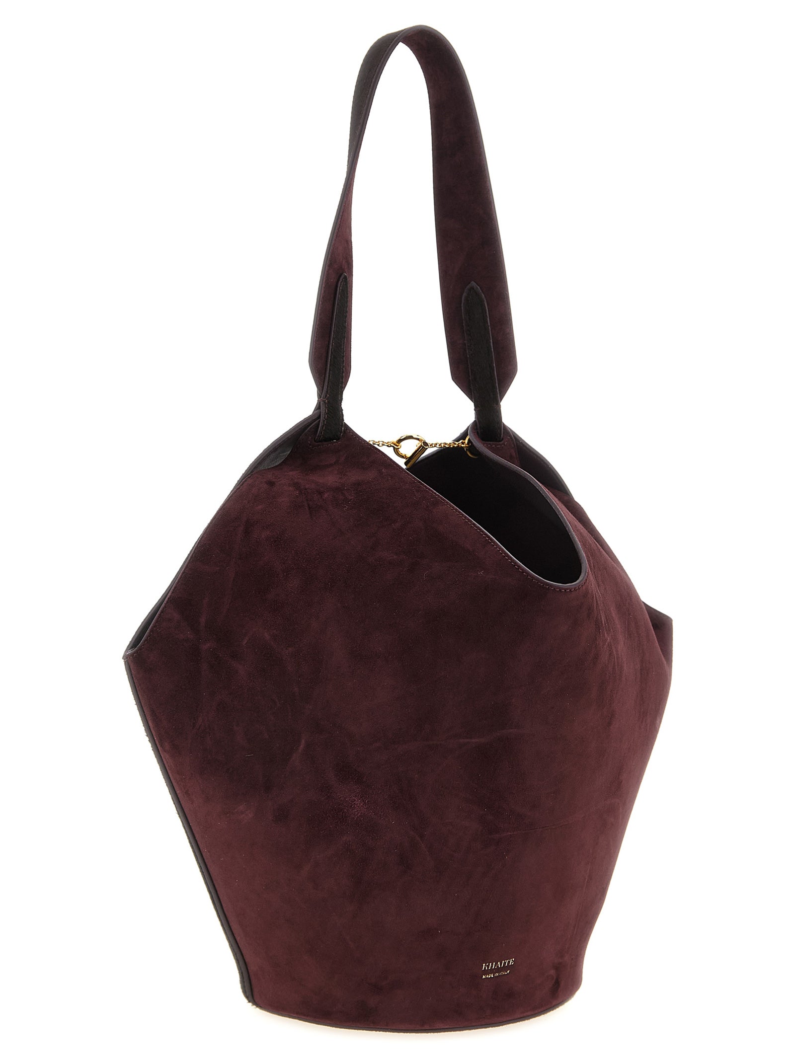 Khaite Bordeaux Kalbsleder Tote Bag
