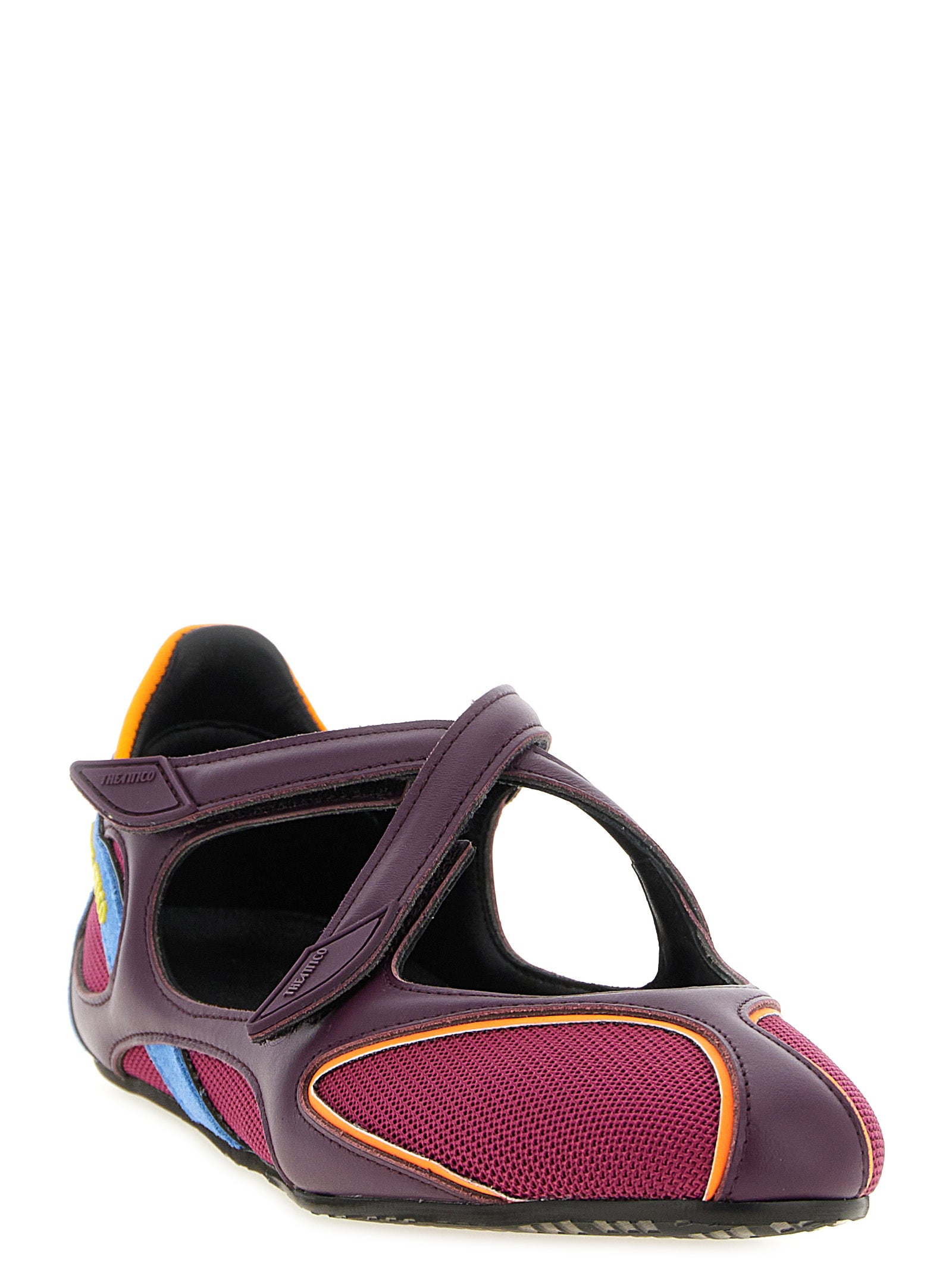 The Attico Mehrfarbige Ballerinas aus Polyethylen