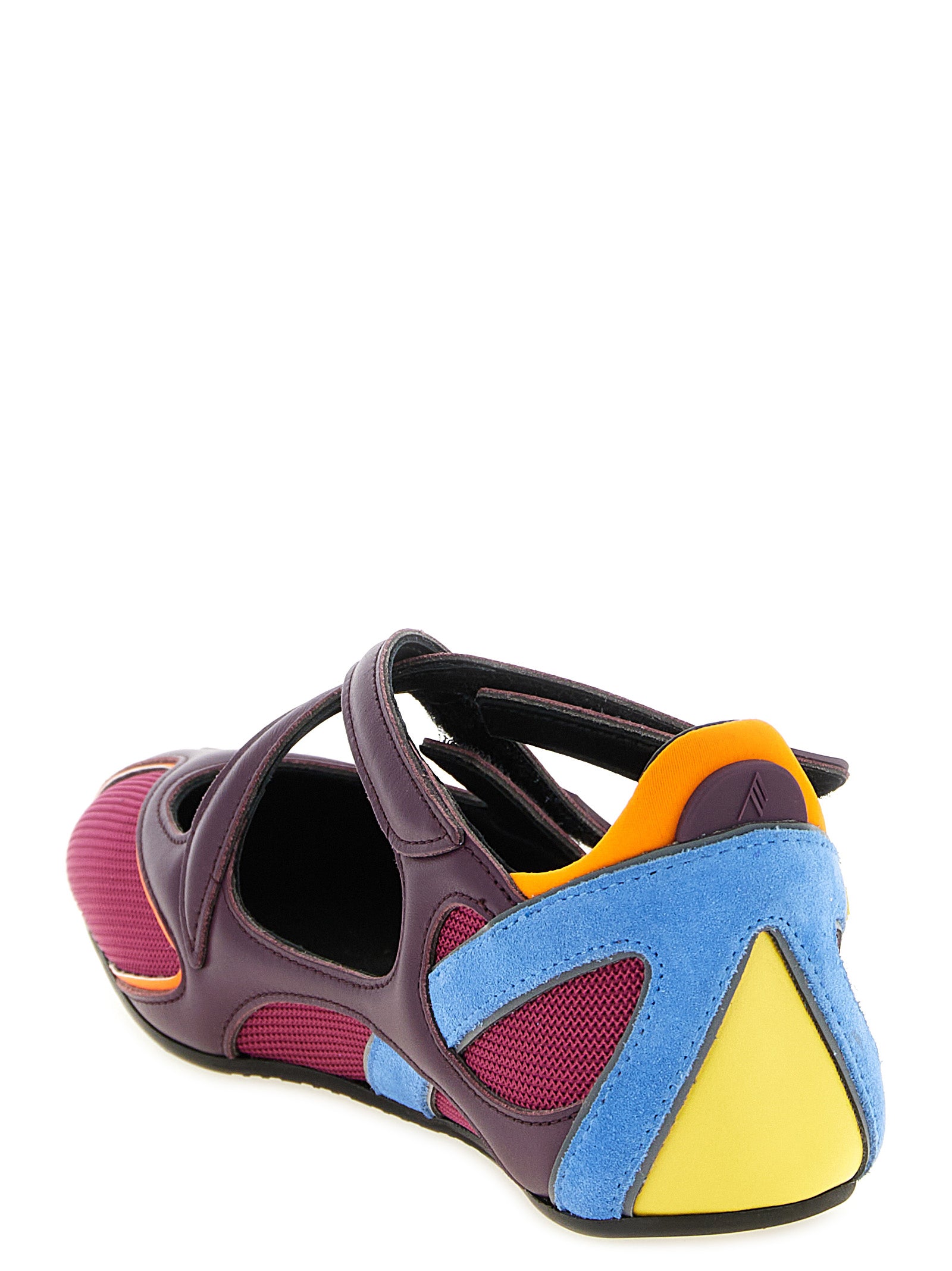 The Attico Mehrfarbige Ballerinas aus Polyethylen