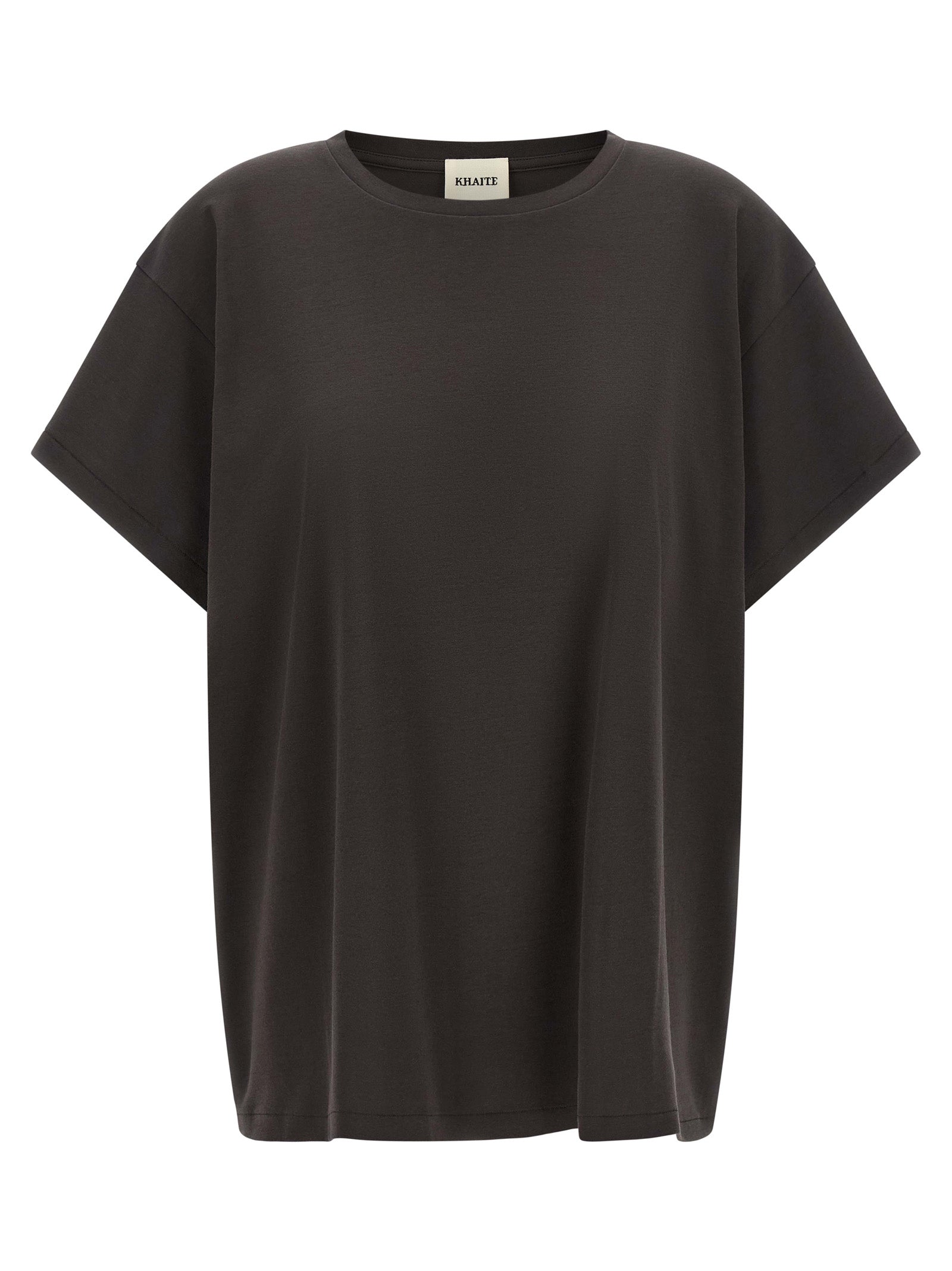 Khaite Graues Baumwoll-T-Shirt