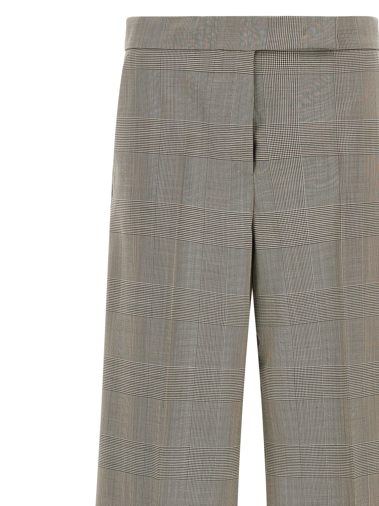 Max Mara Graue Wollstoffhose