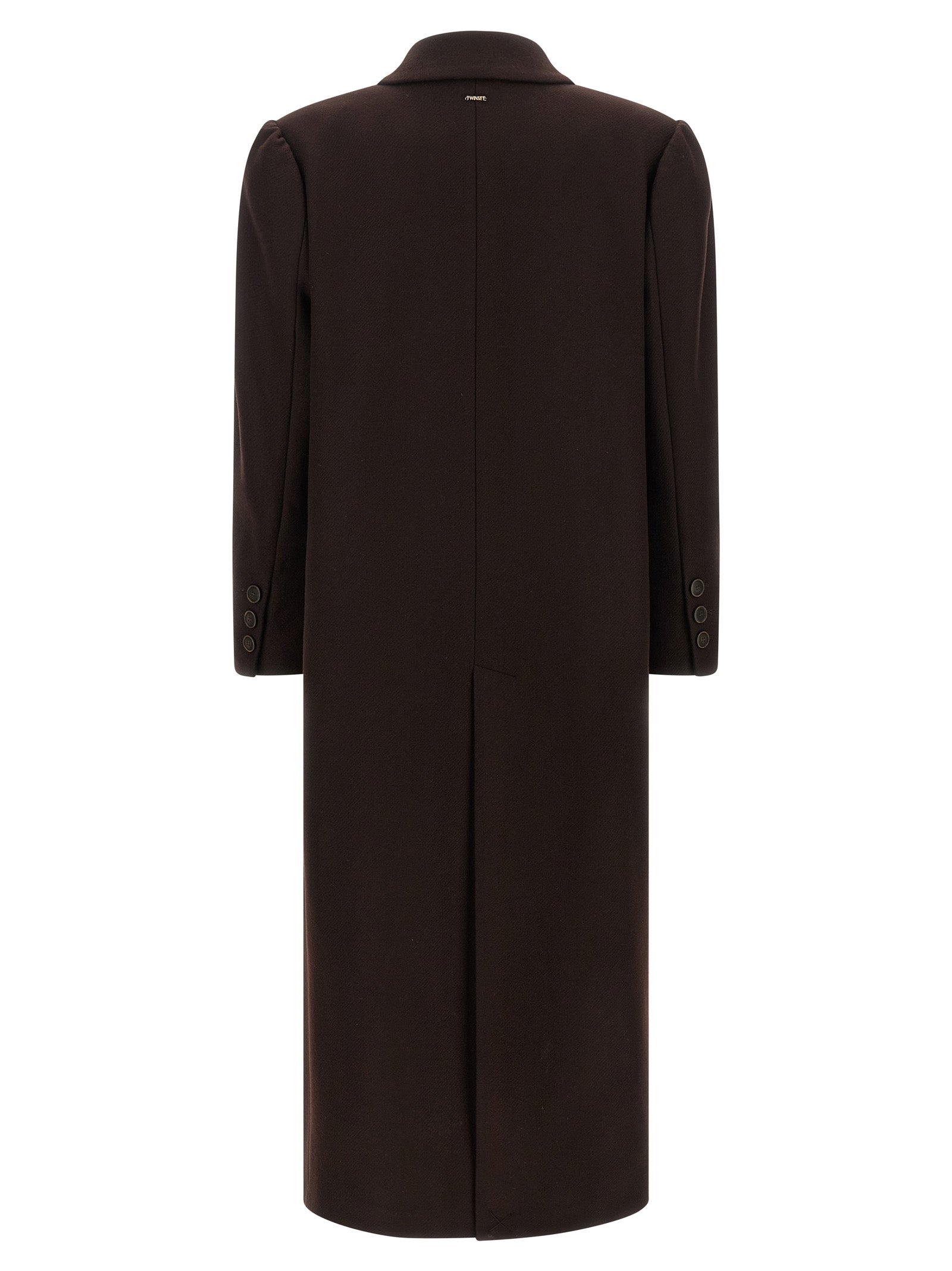 Twinset Brauner Wollmantel