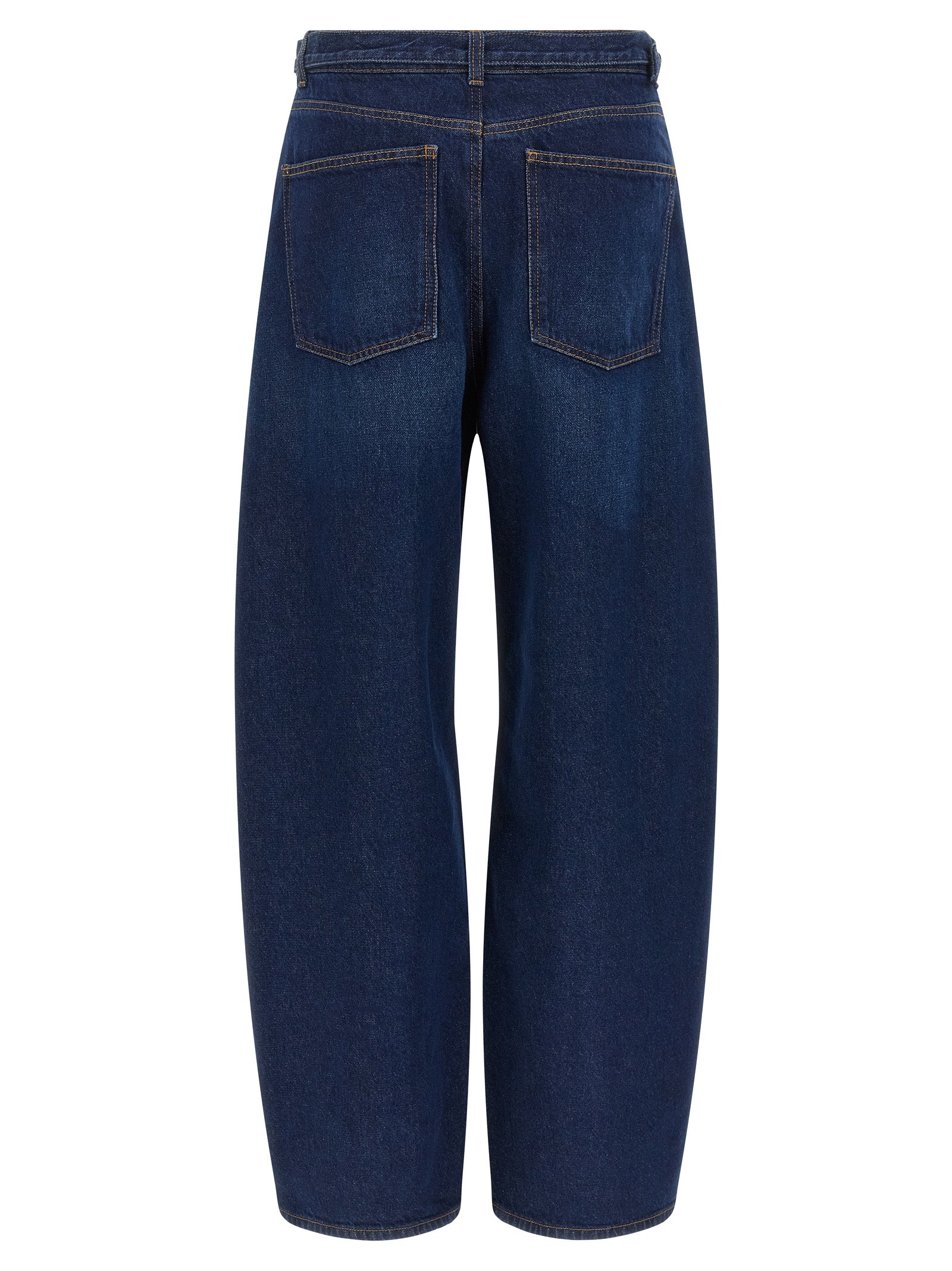Twinset Blaue High-Waist Jeans aus Baumwolle