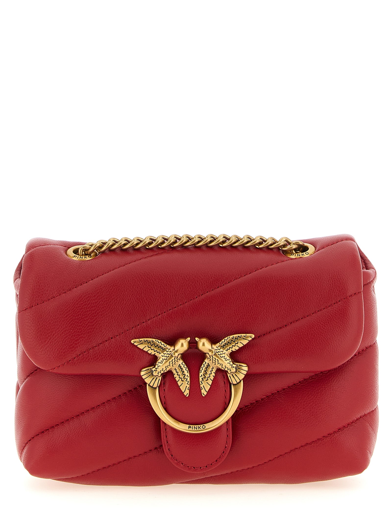 PINKO Multicolor Lammleder Crossbody Bag