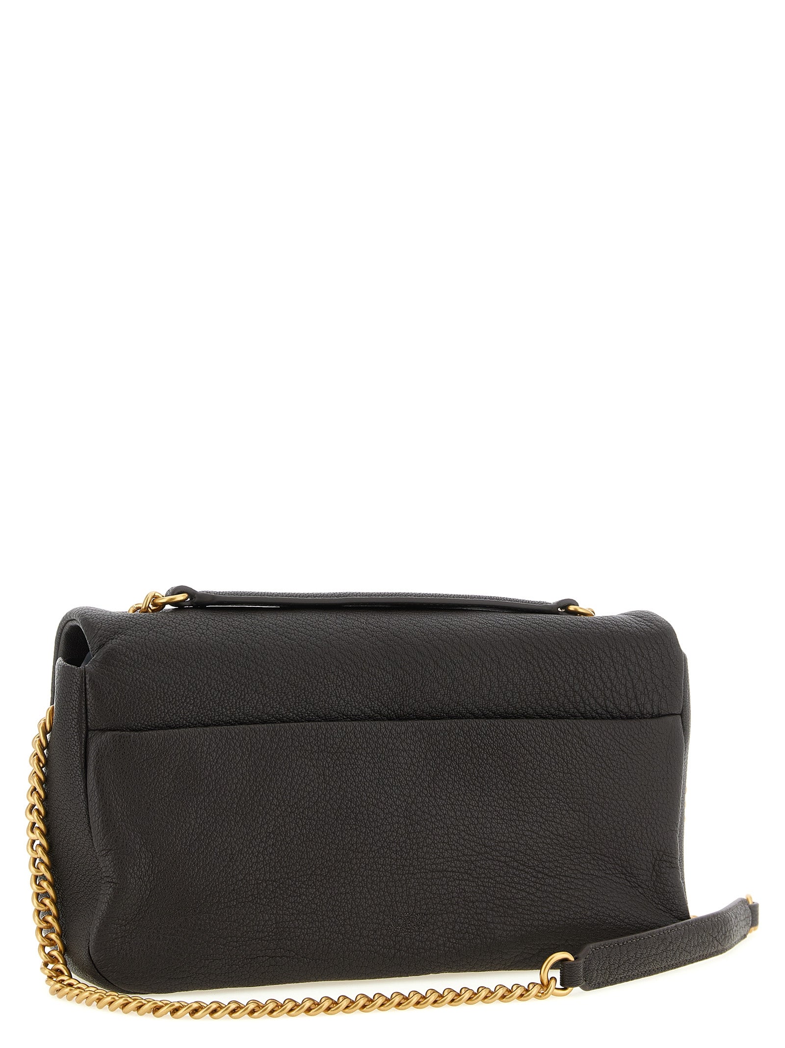 PINKO Schultertasche aus braunem Lammleder