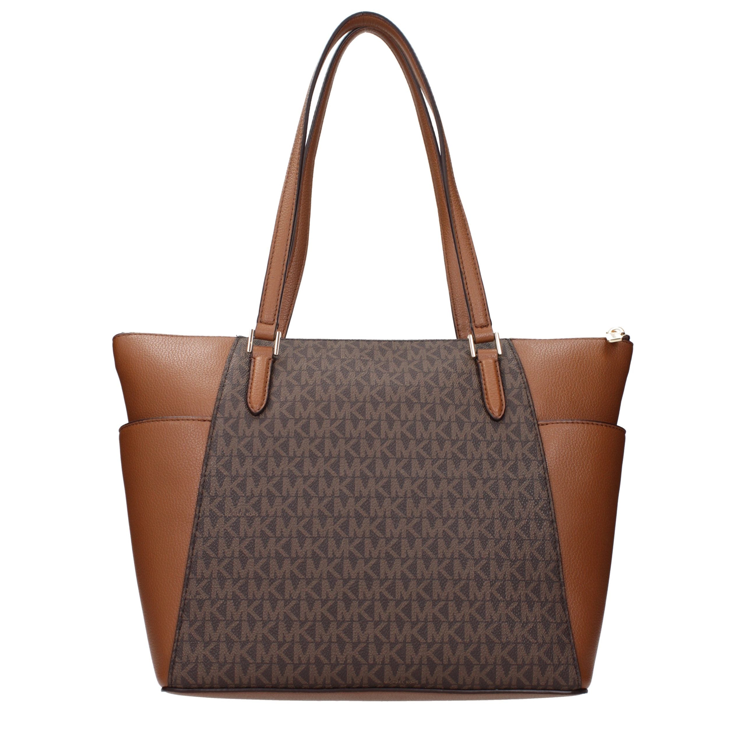 Michael Kors Braune Leder Schultertasche