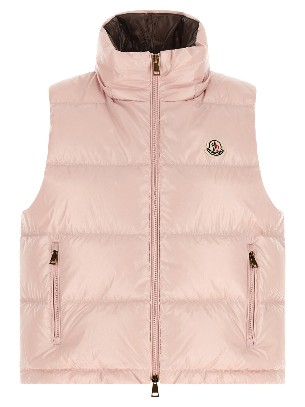 Moncler Ärmellose Weste aus mehrfarbigem Polyamid
