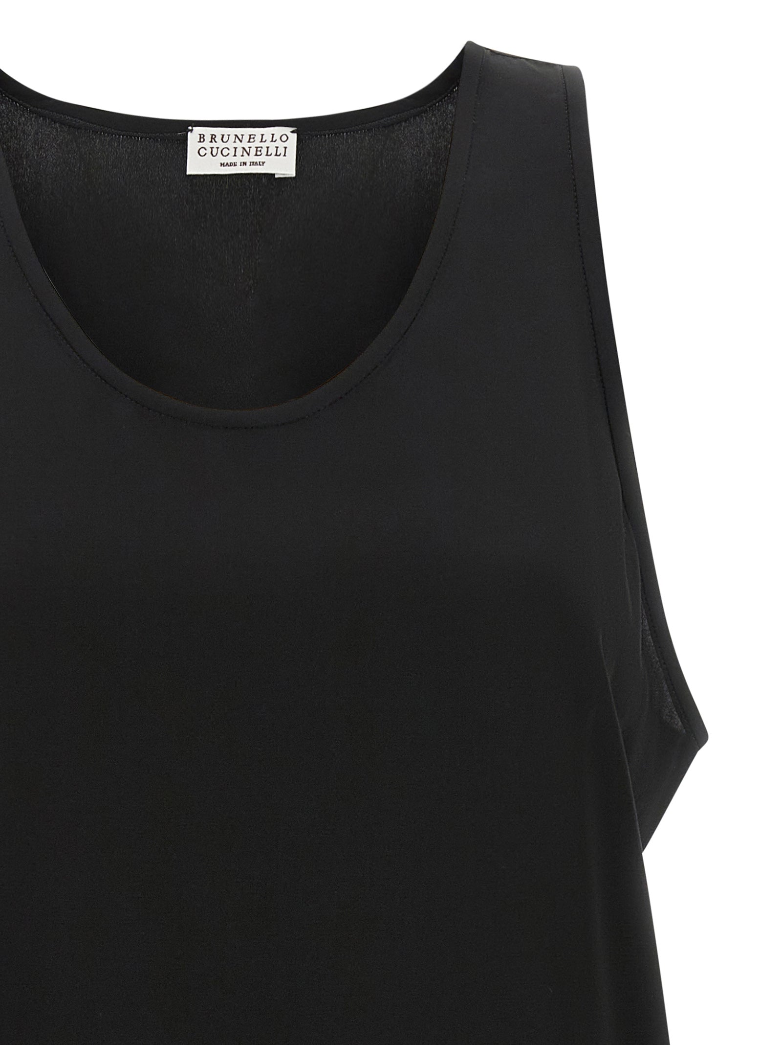 Brunello Cucinelli Seidenhemd in Schwarz