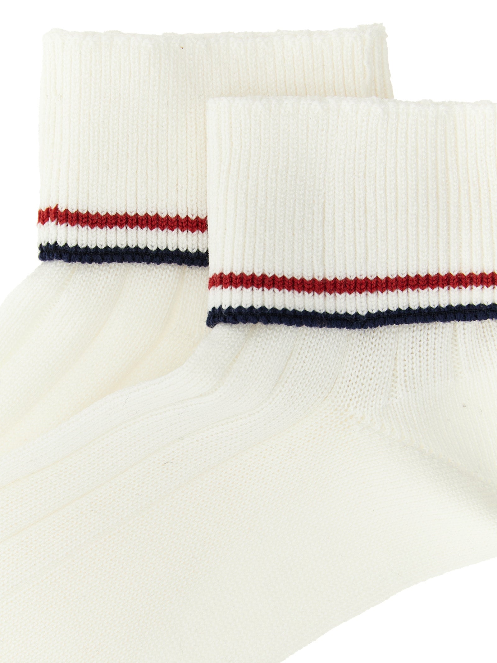 Brunello Cucinelli Weiße Baumwollsocken