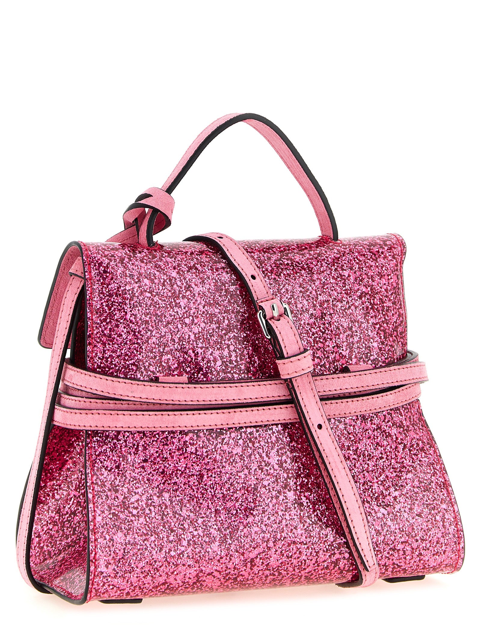 Moschino Multicolor Leder Handtasche