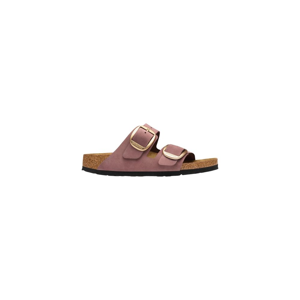 Birkenstock Mehrfarbige flache Ledersandalen