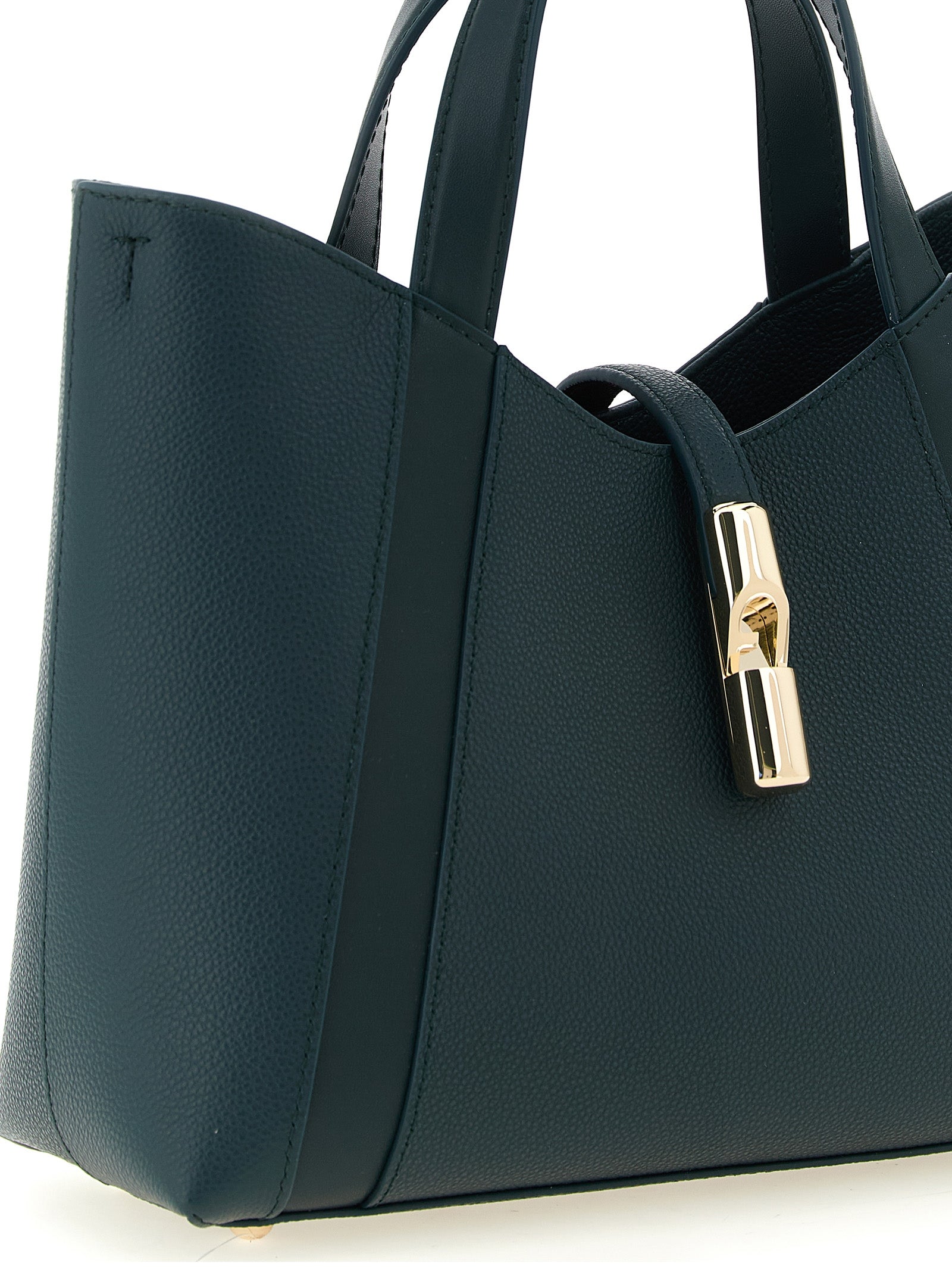 Furla Zweifarbige Kalbsleder-Tote Bag