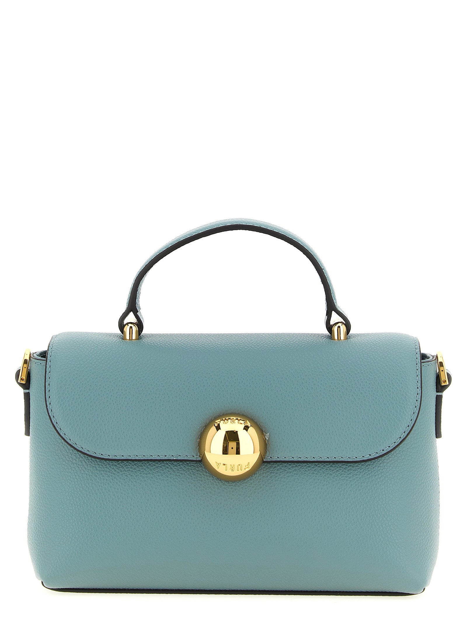 Furla Handtasche aus blauem Kalbsleder