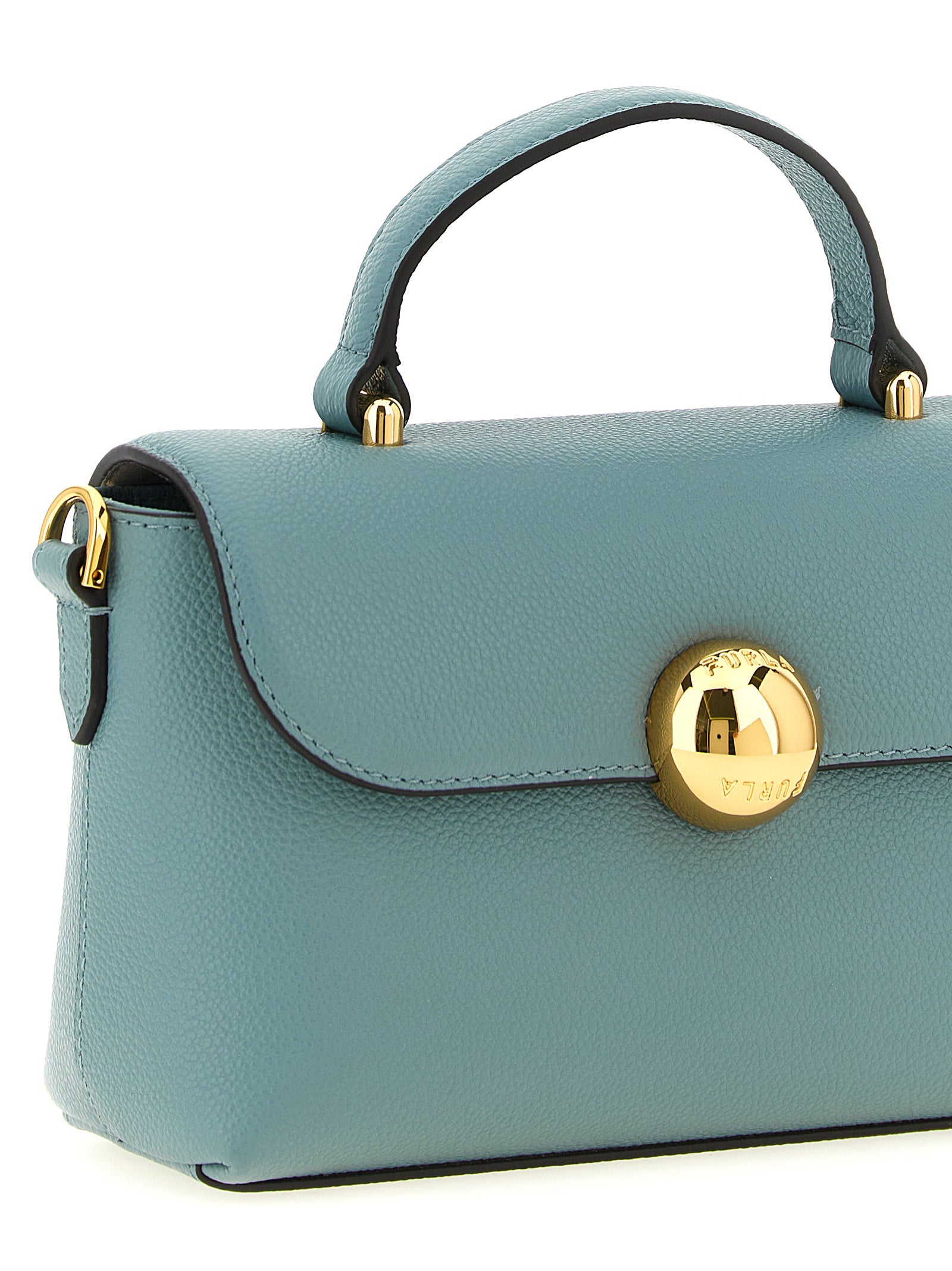 Furla Handtasche aus blauem Kalbsleder