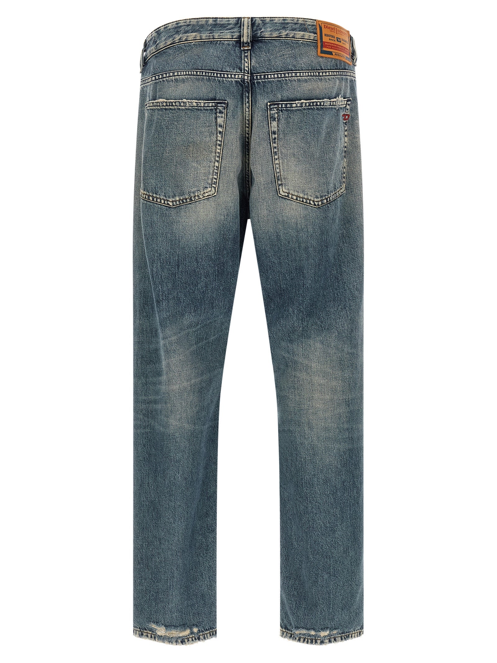 Diesel Blaue Jeans aus Baumwolle, Tapered Fit