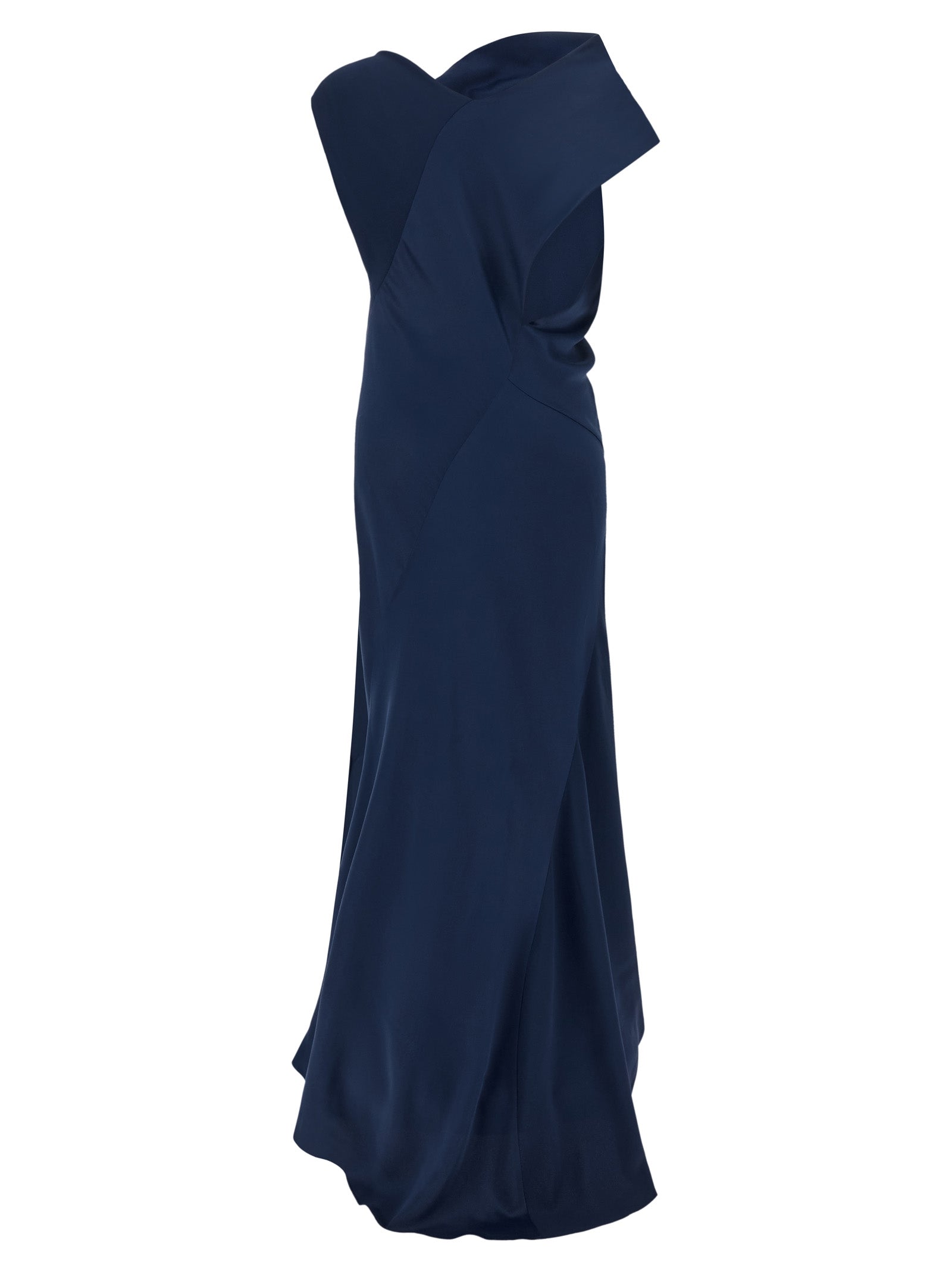 Alberta Ferretti Blaues Viskose-Maxikleid
