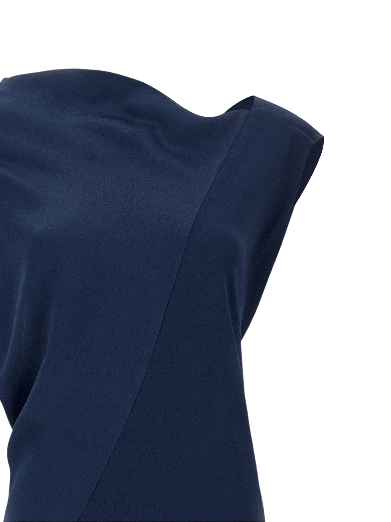 Alberta Ferretti Blaues Viskose-Maxikleid