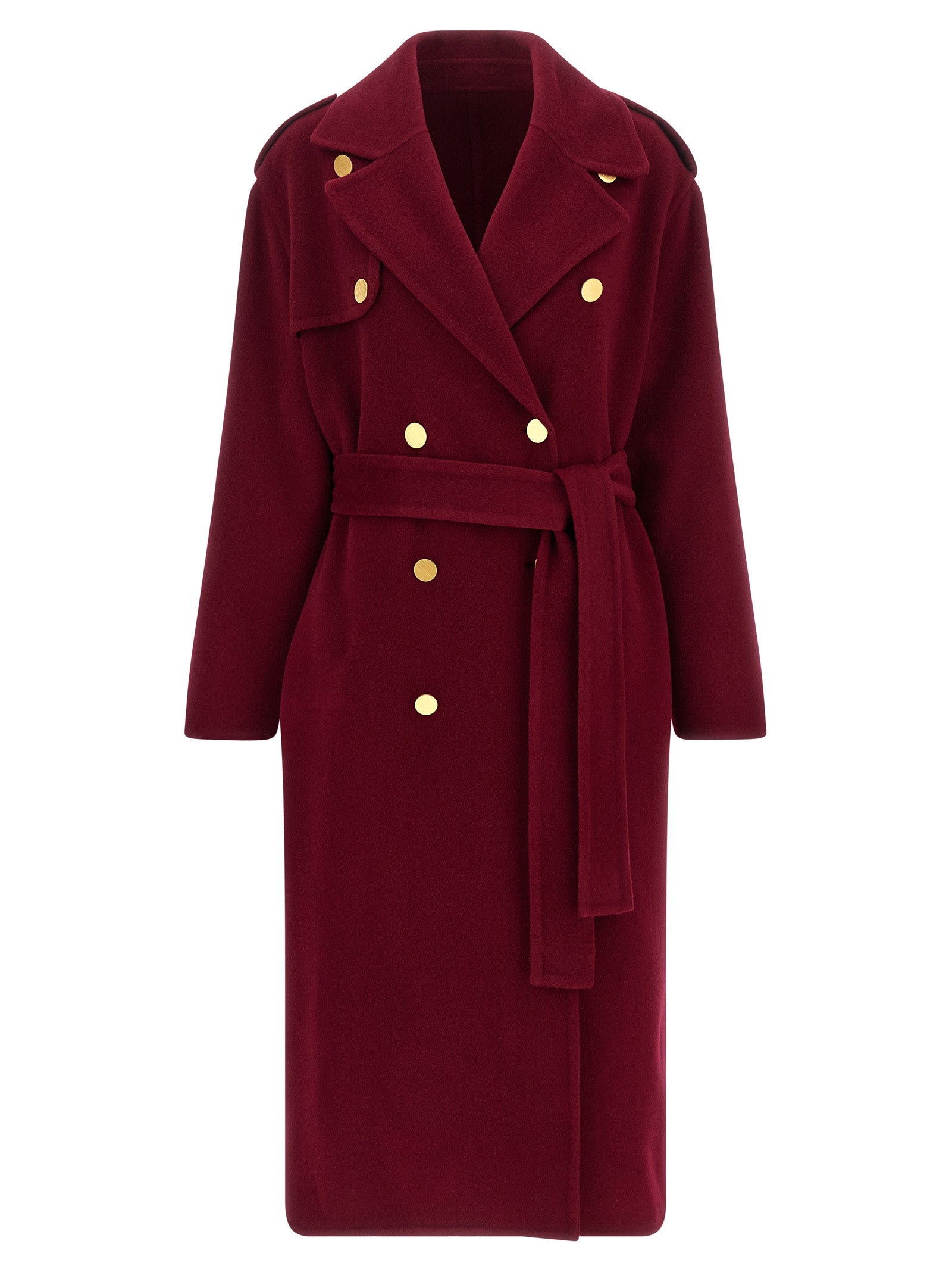 Alberta Ferretti Mehrfarbiger Wollmantel