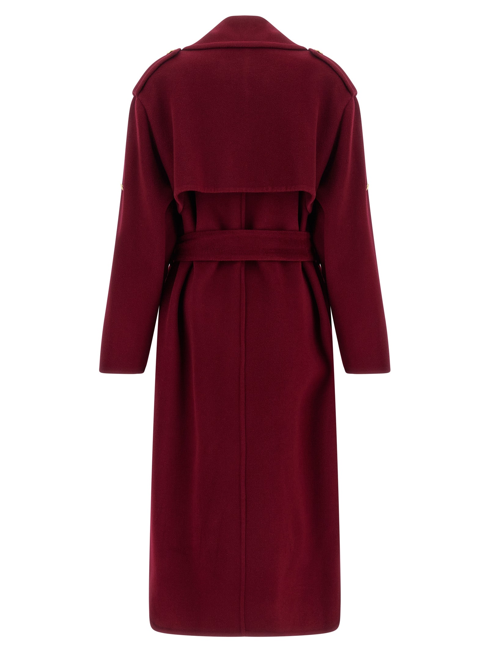 Alberta Ferretti Mehrfarbiger Wollmantel