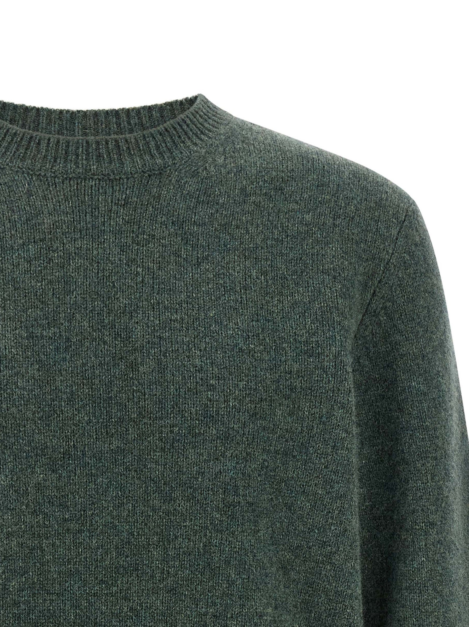 A.P.C. Zweifarbige Wollstrickjacke