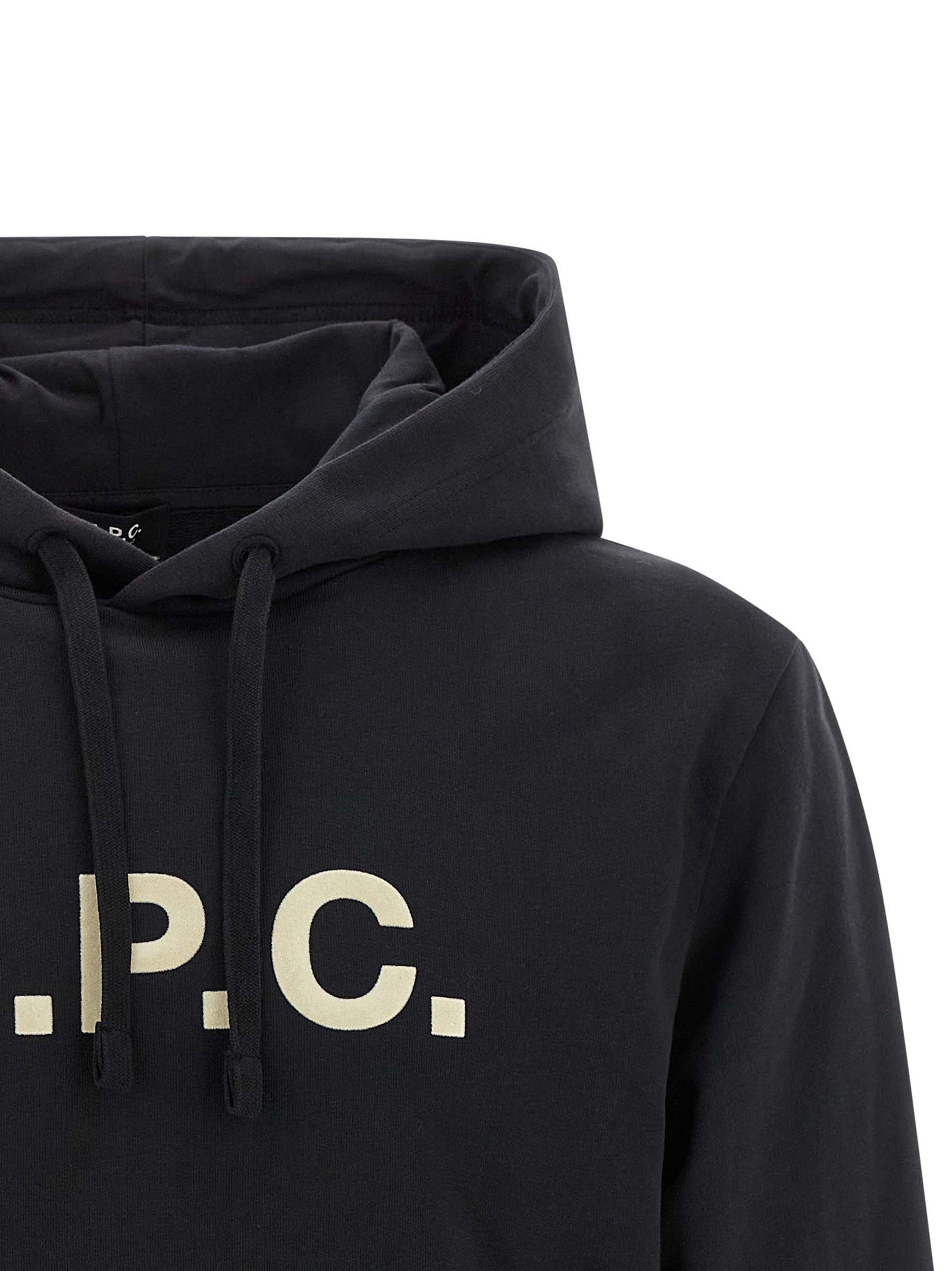 A.P.C. Schwarzer Baumwoll-Hoodie