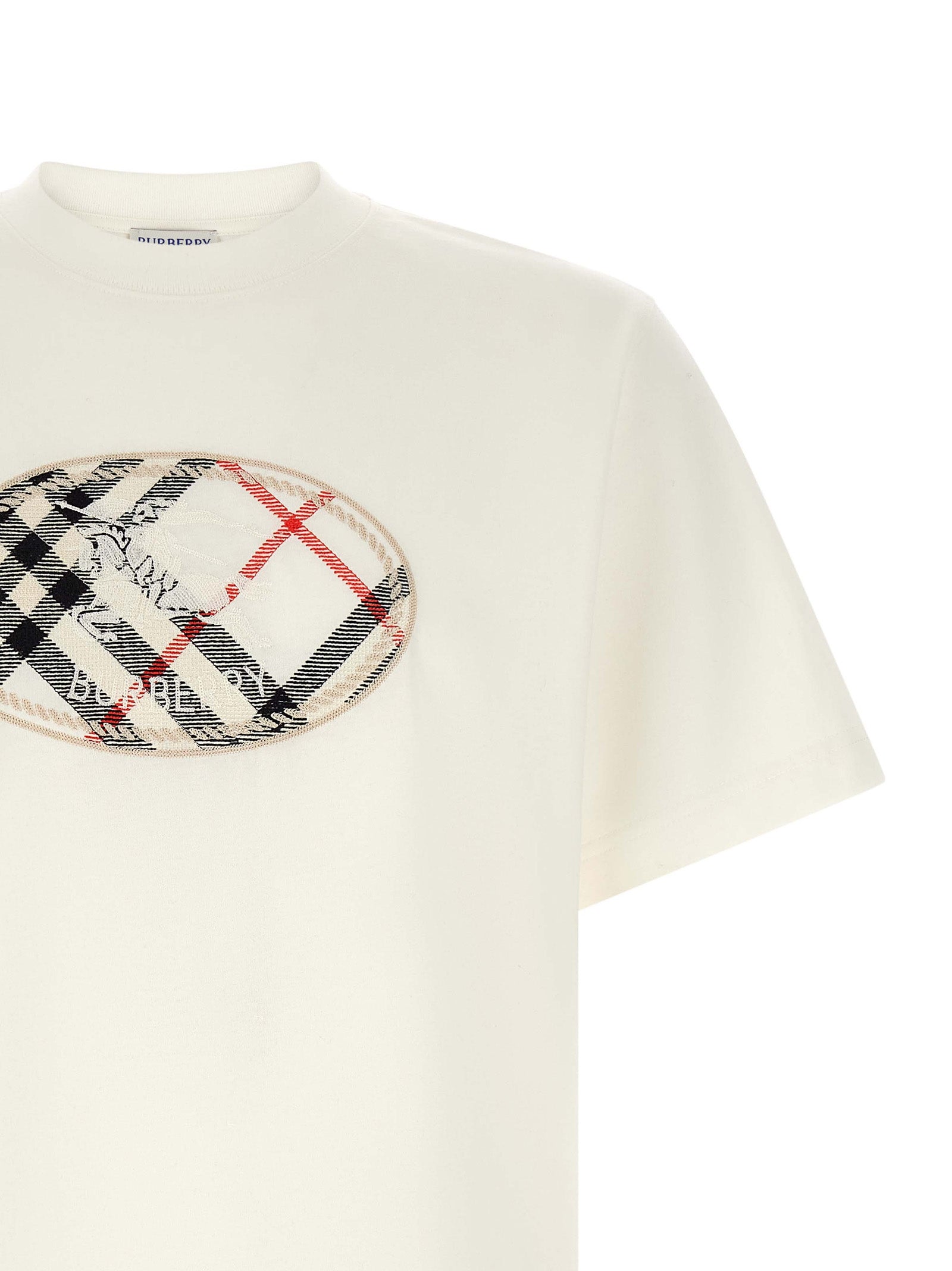Burberry Weißes Baumwoll-T-Shirt