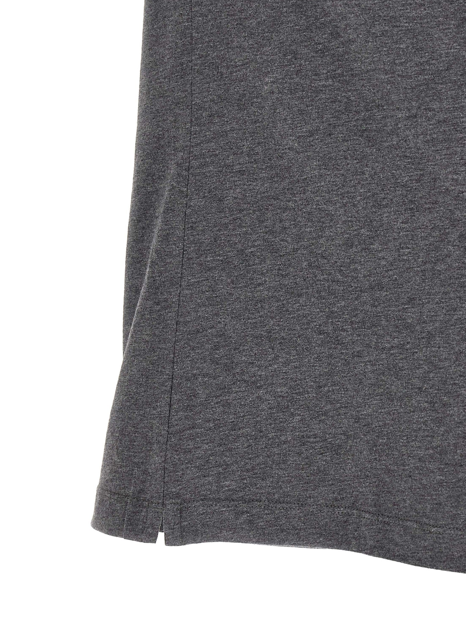 Brunello Cucinelli Graues Baumwoll-T-Shirt