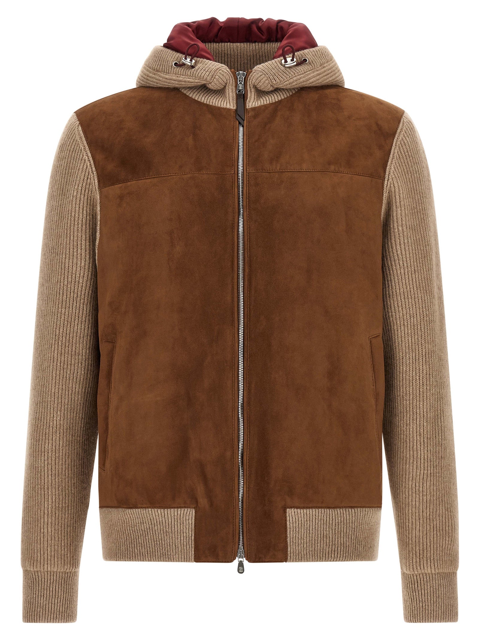 Brunello Cucinelli Brauner Lammleder-Bomber