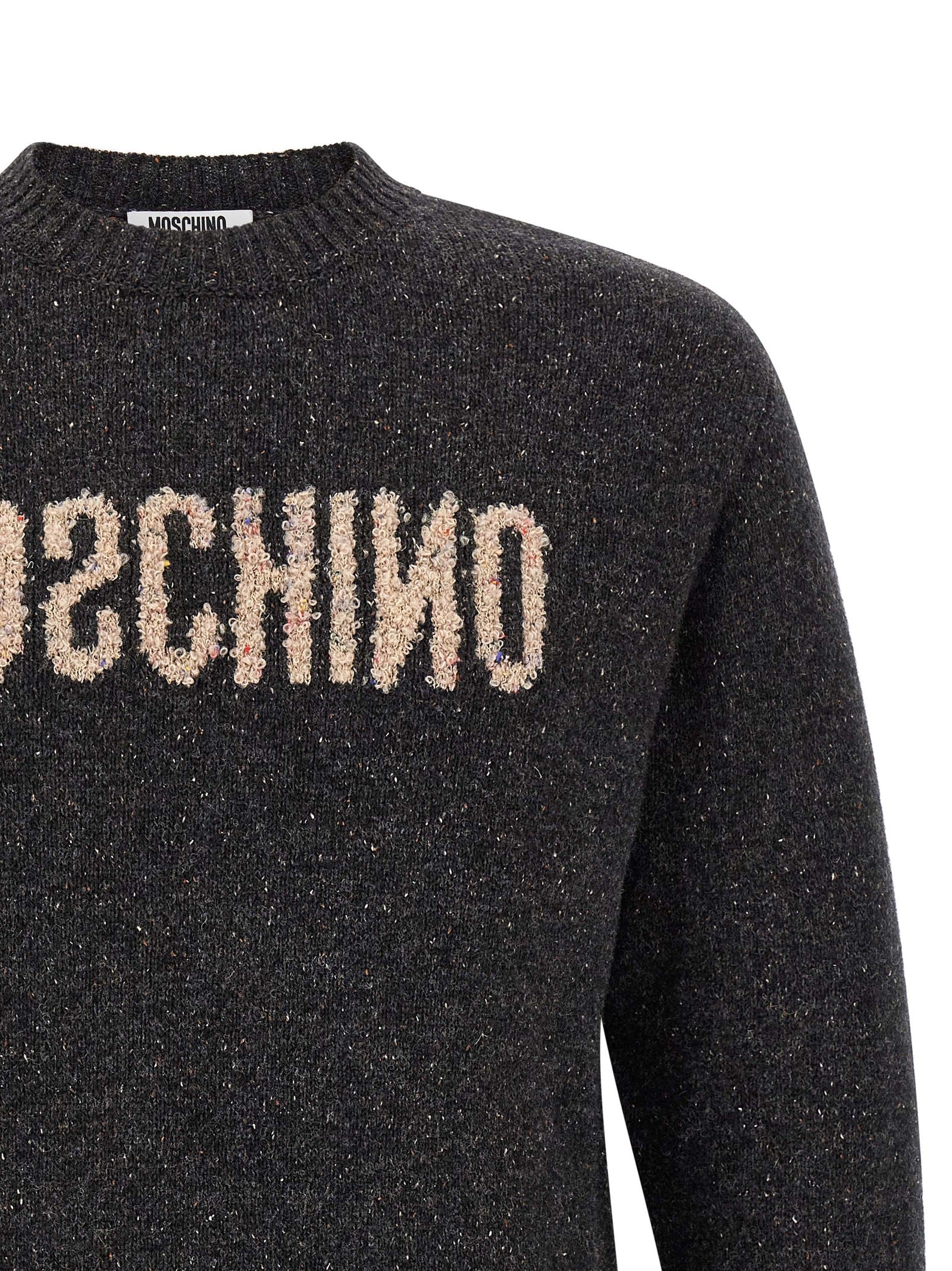 Moschino Grauer Wollcardigan