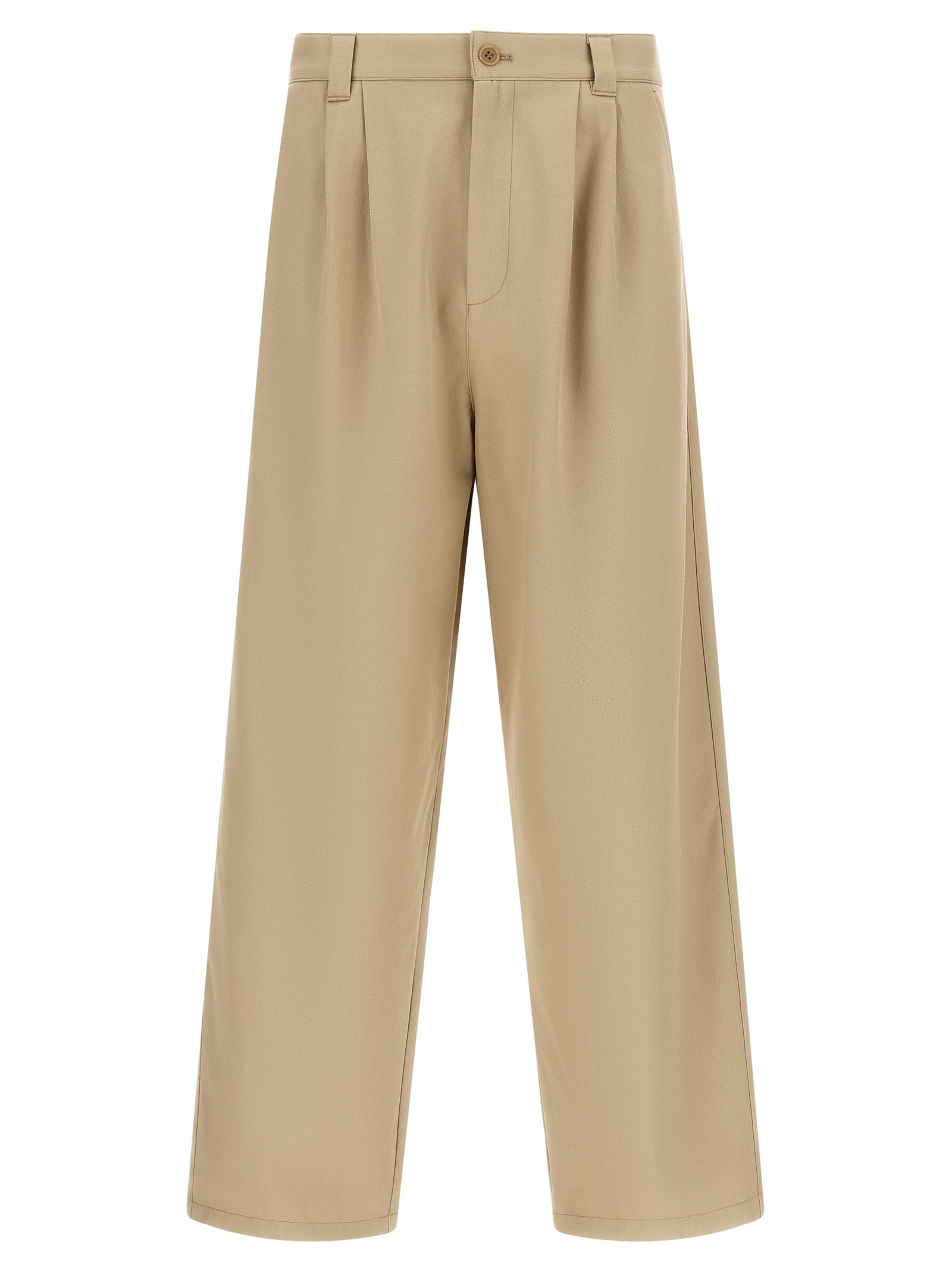 A.P.C. Beige Cotton Casual Pants