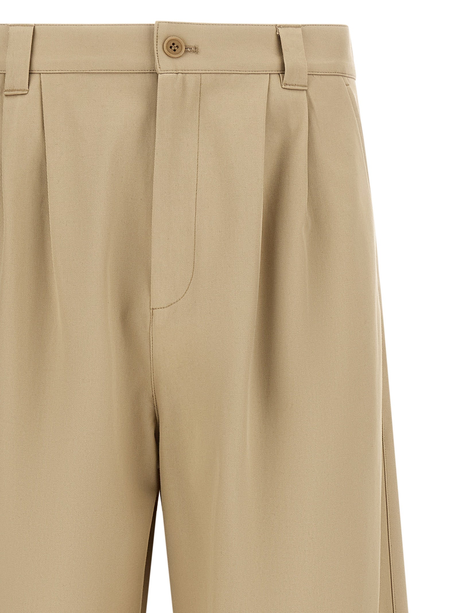 A.P.C. Beige Cotton Casual Pants