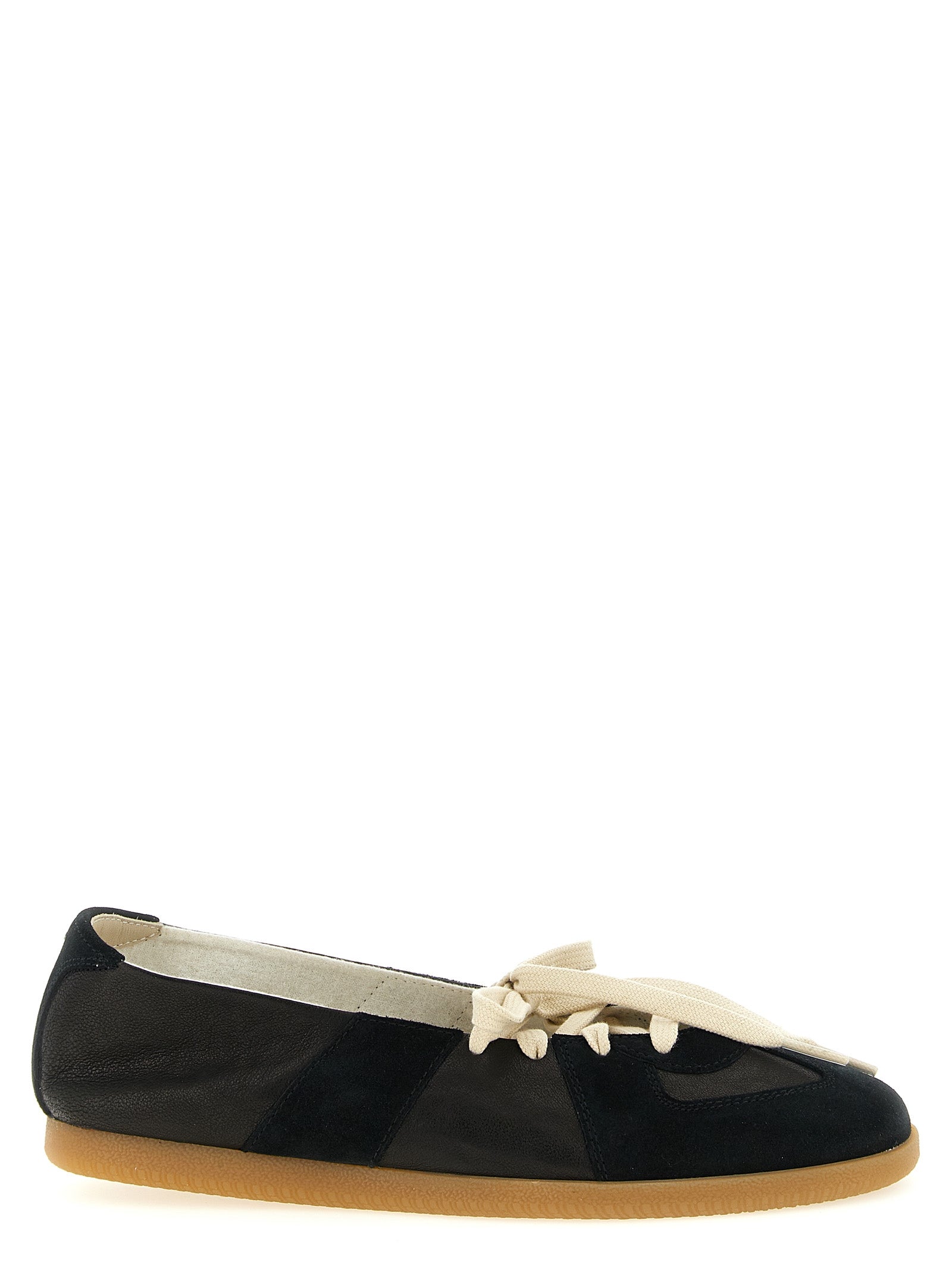 Maison Margiela Schwarze Ballerinas aus Lammleder