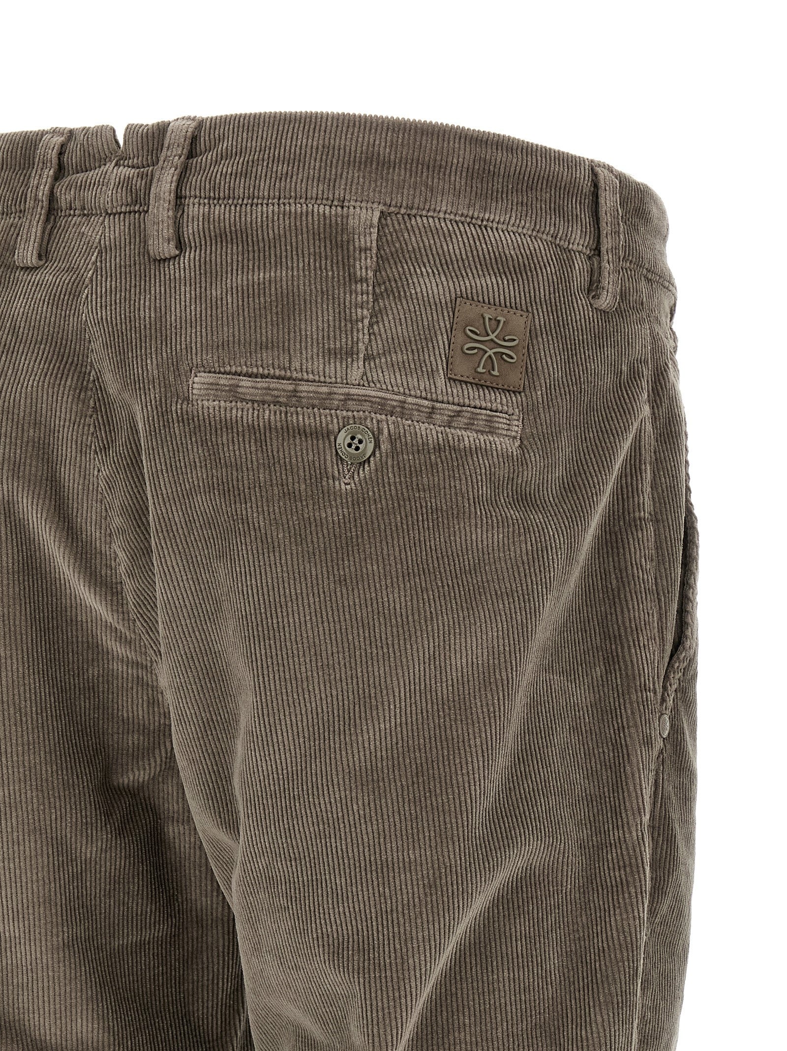Jacob Cohen Graue Baumwoll-Chino-Hose