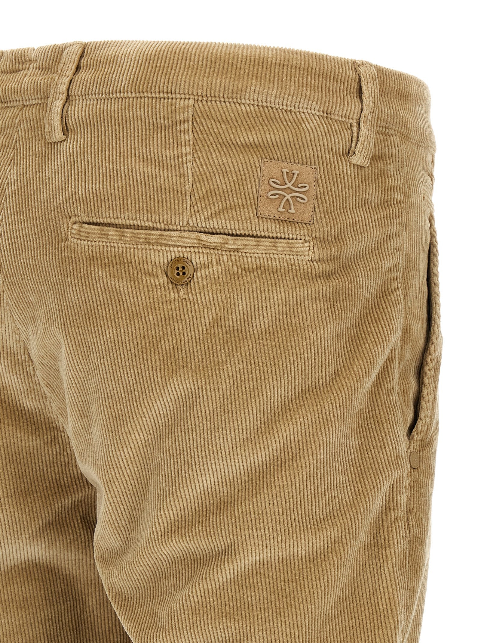 Jacob Cohen Beige Baumwoll-Chino-Hose