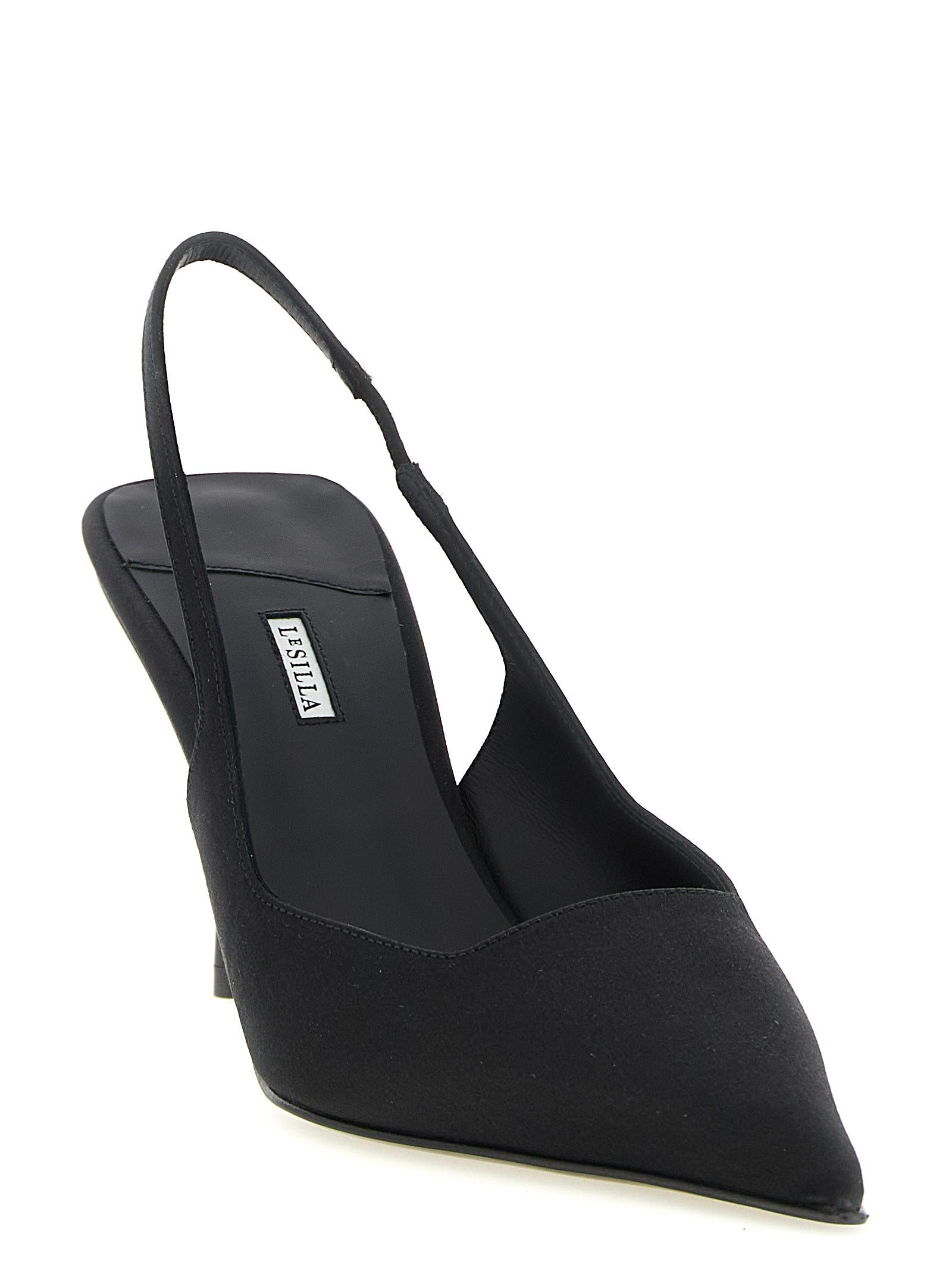 LE SILLA Schwarze Pumps aus Viskose mit hohem Absatz