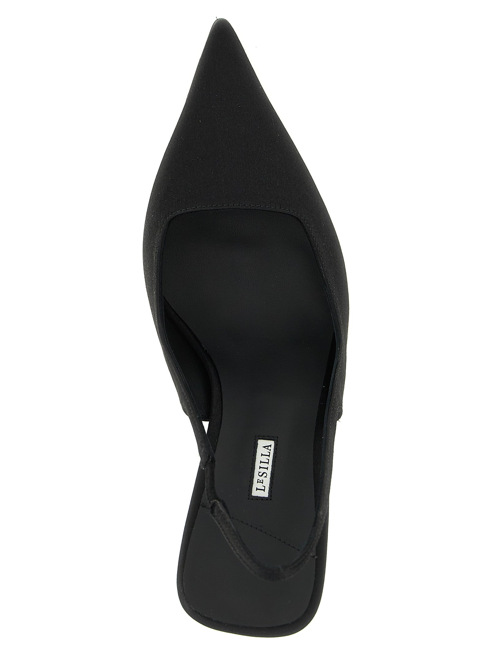 LE SILLA Schwarze Pumps aus Viskose mit hohem Absatz