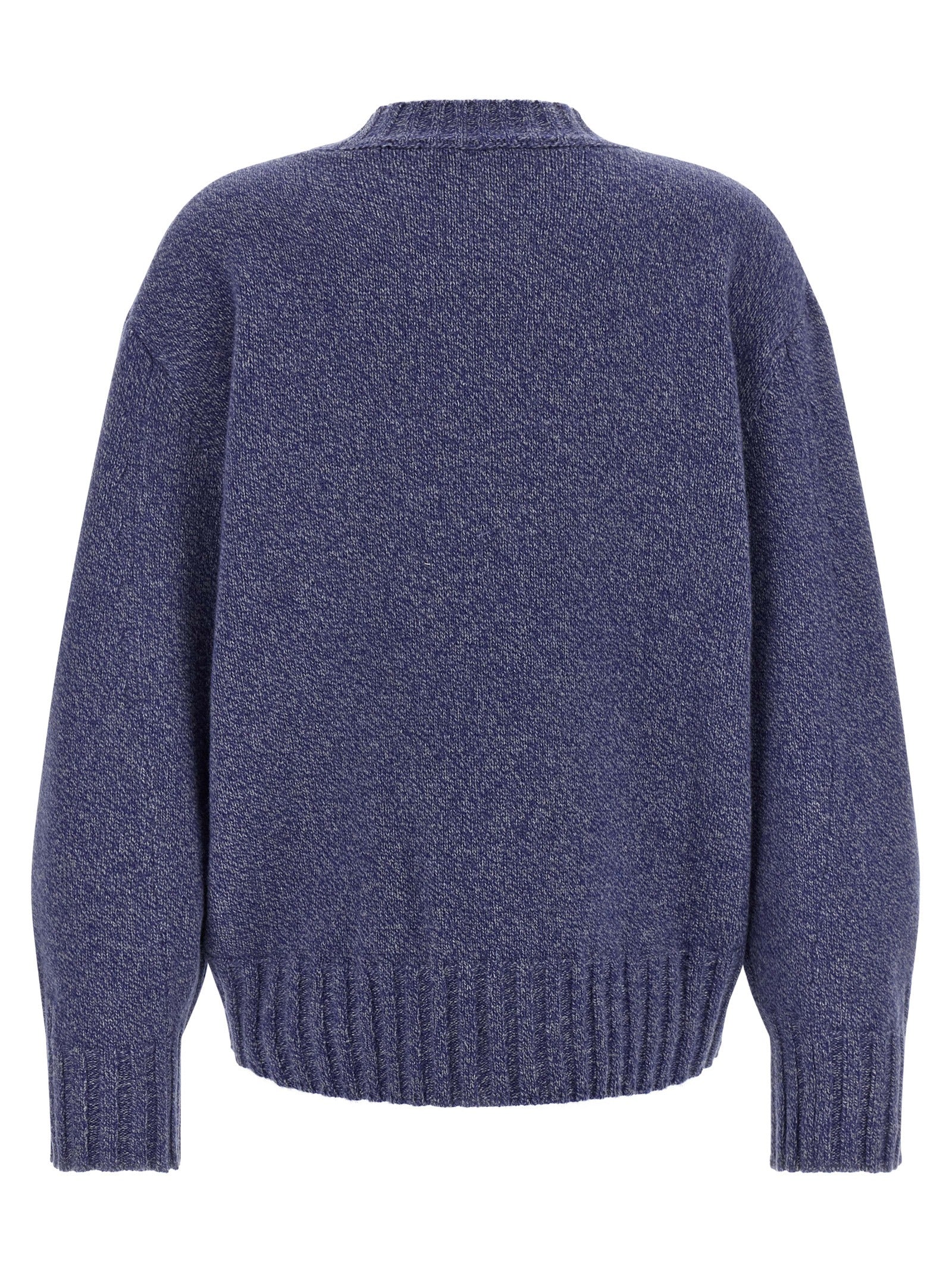 The Attico Blauer Cardigan aus Schurwolle