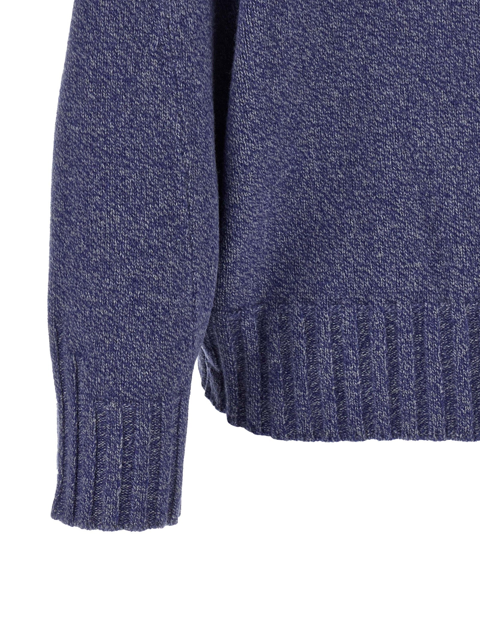 The Attico Blauer Cardigan aus Schurwolle