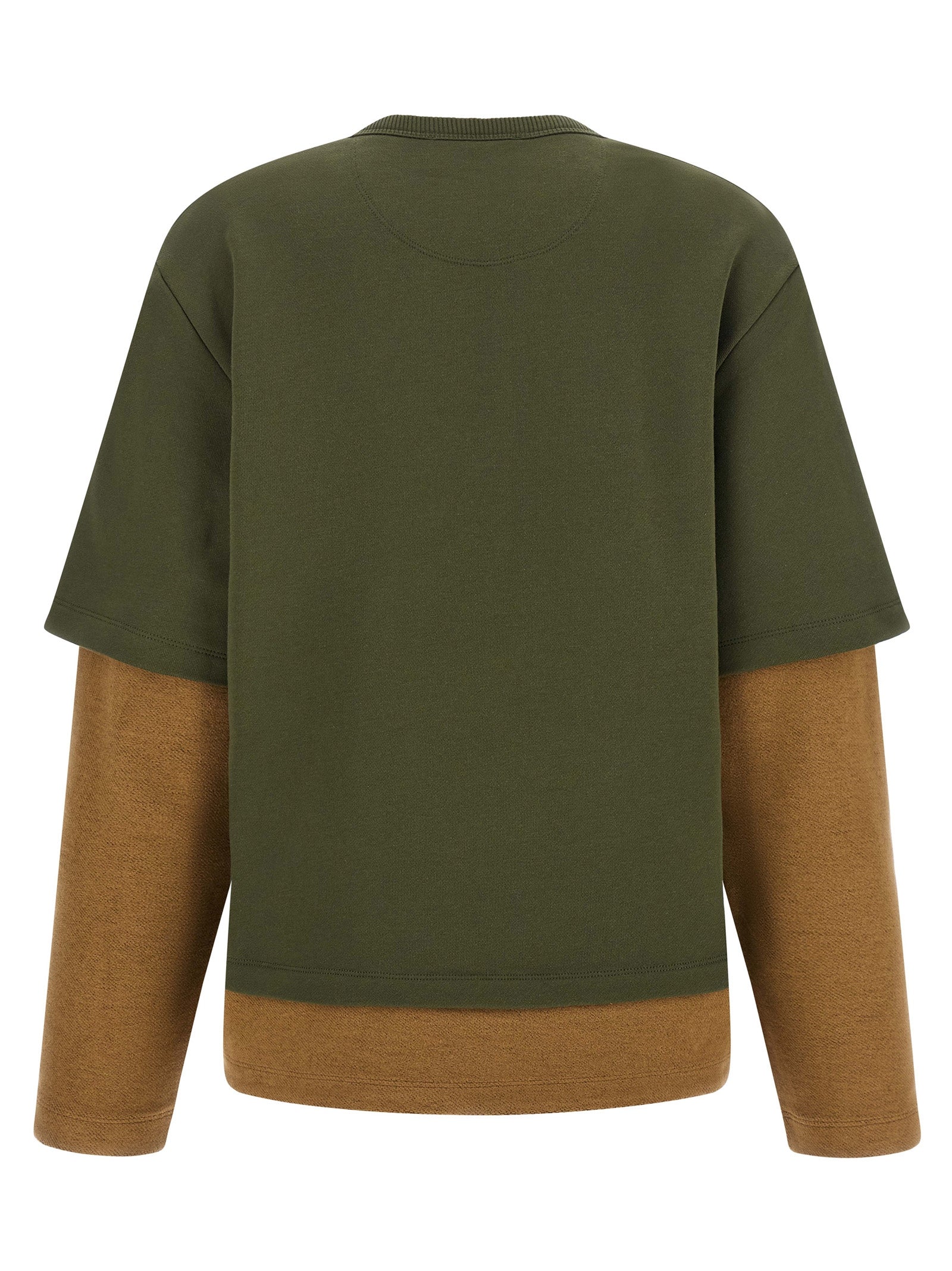 The Attico Zweifarbiger Baumwollpullover