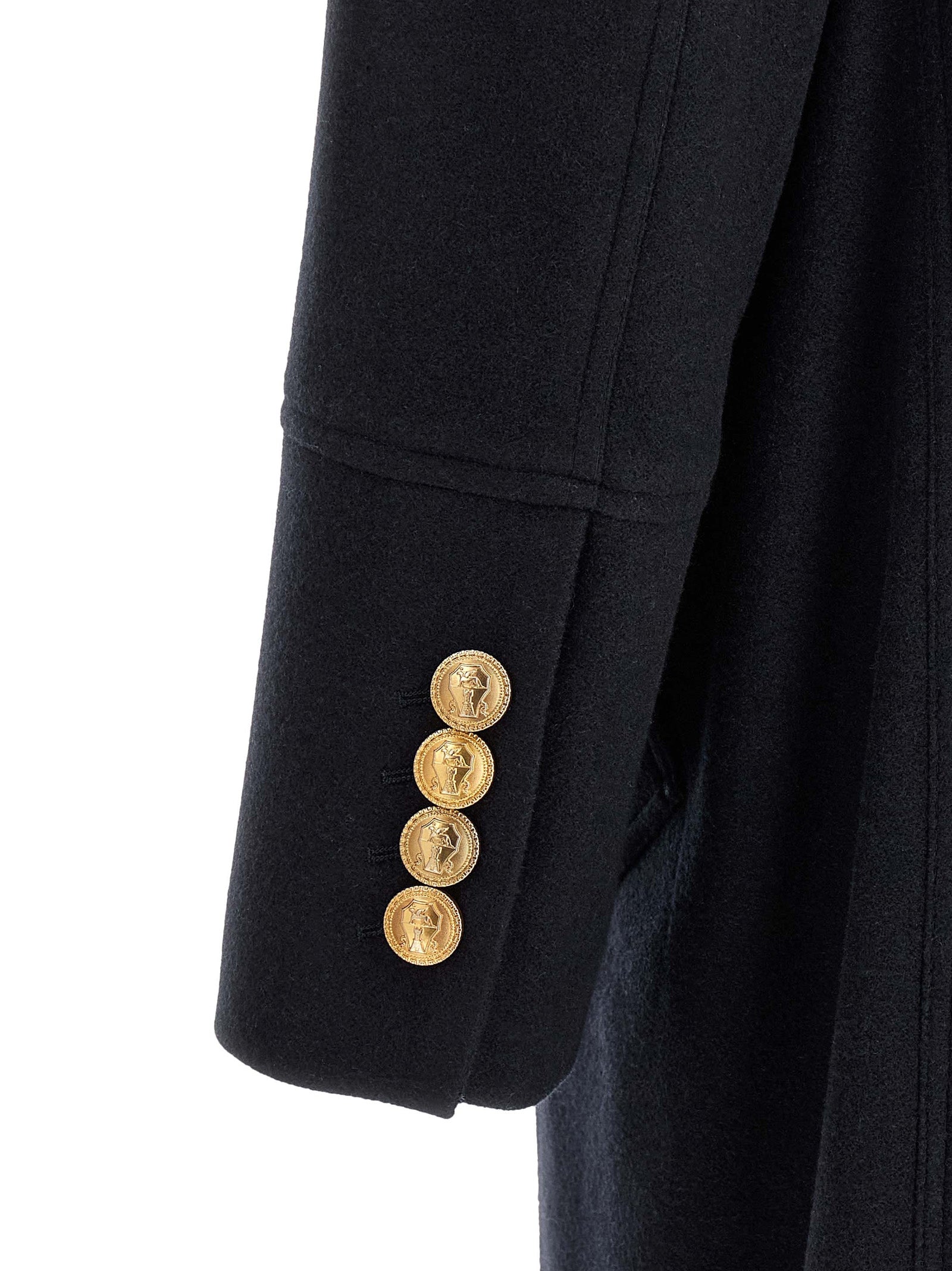 Brunello Cucinelli Blauer Kaschmir-Mantel