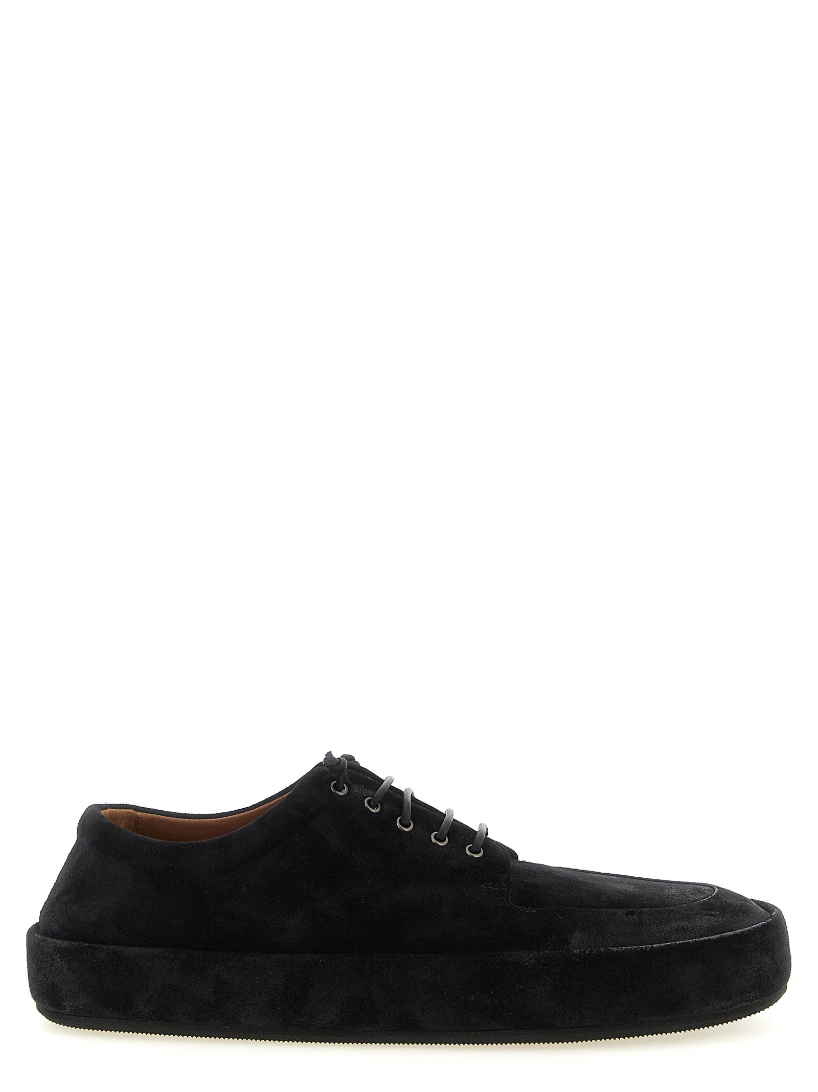 Marsell Schwarze Oxford- und Derby-Schuhe aus Kalbsleder