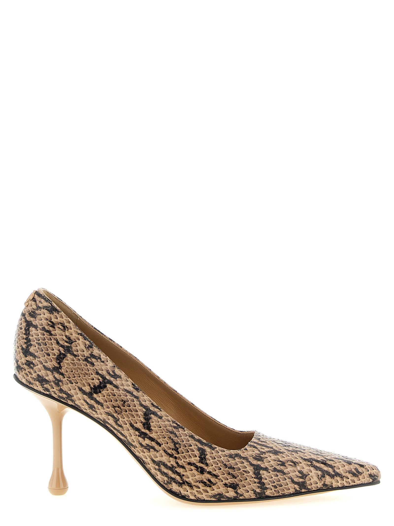 Jimmy Choo Braune Leder Pumps mit hohem Absatz