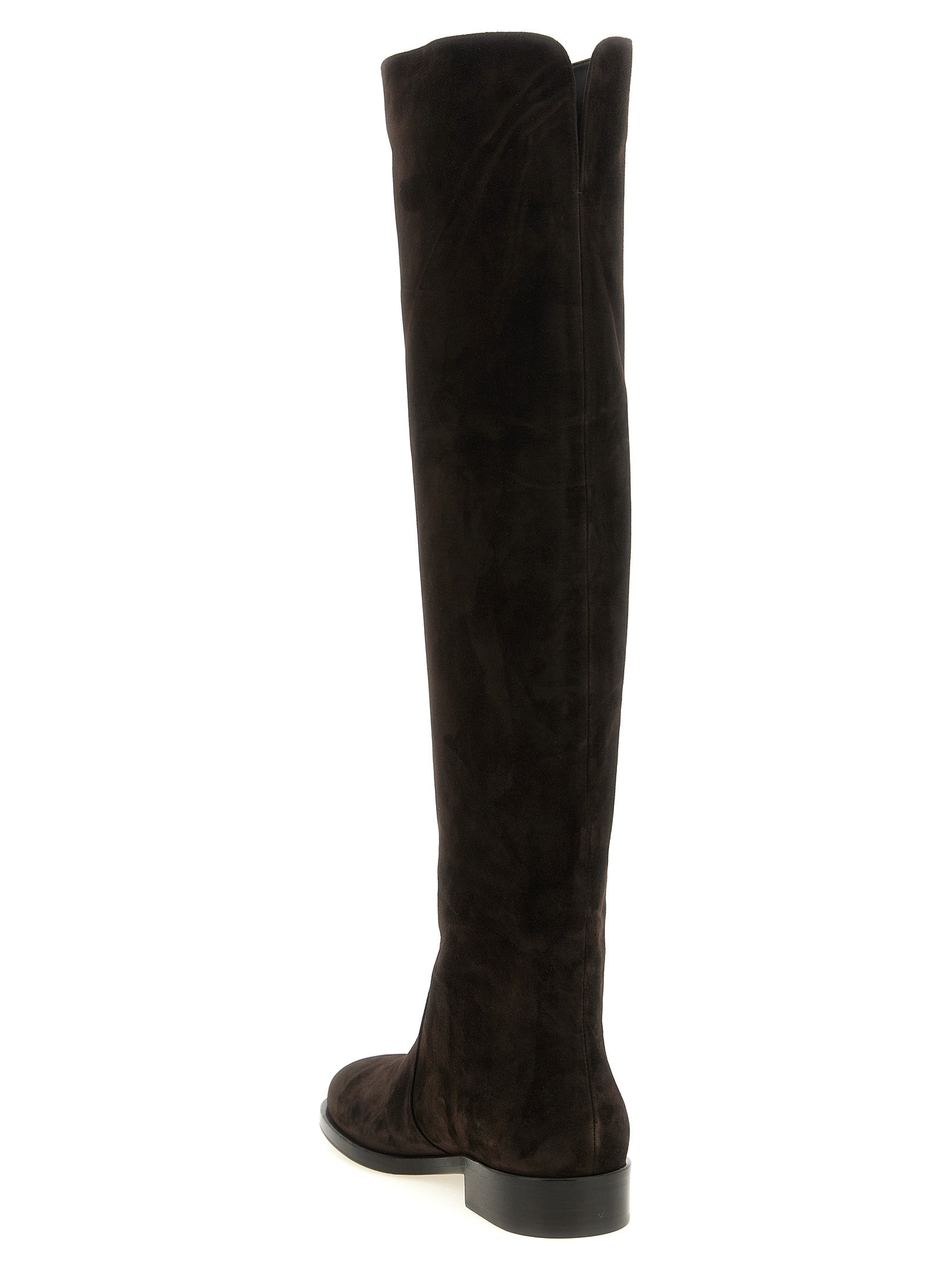Gianvito Rossi Braune Wildleder-Overknees
