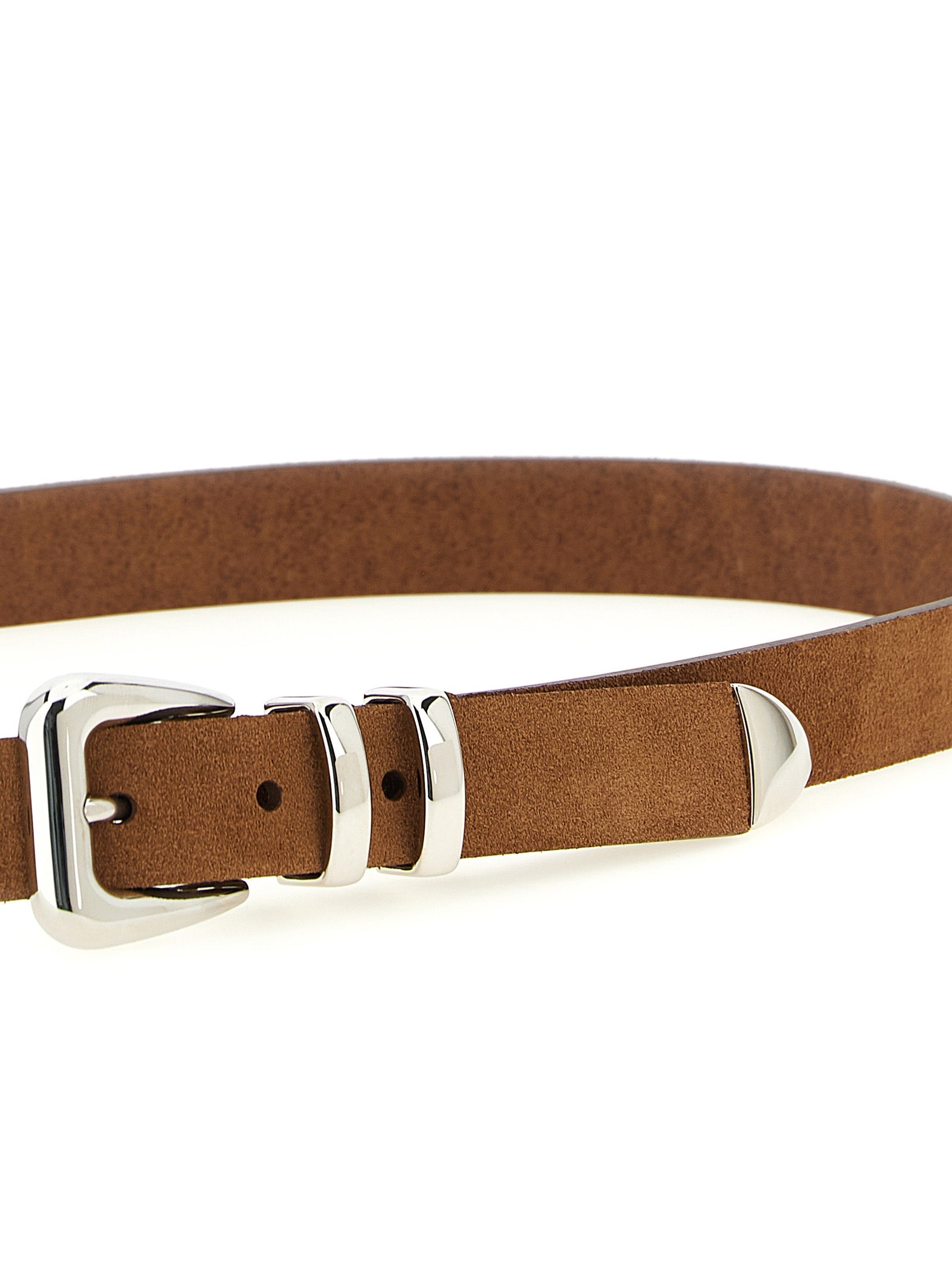 Brunello Cucinelli Brauner Kalbsleder Gürtel Regular