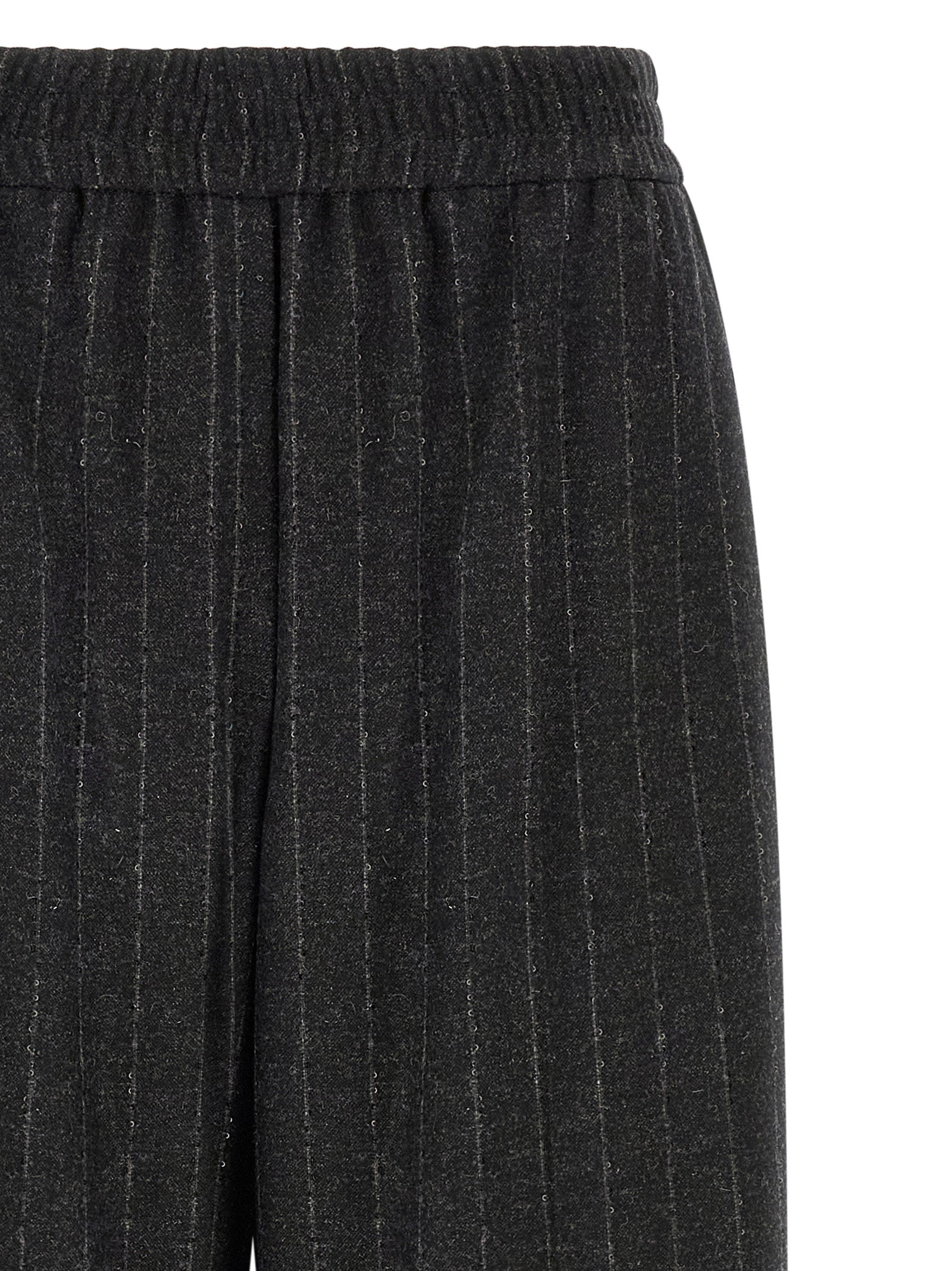 Brunello Cucinelli Graue Hose aus reiner Schurwolle