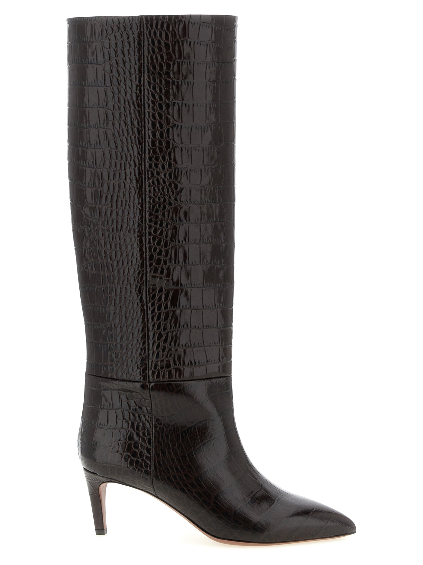 Paris Texas Braun Kalbsleder Overknee-Stiefel