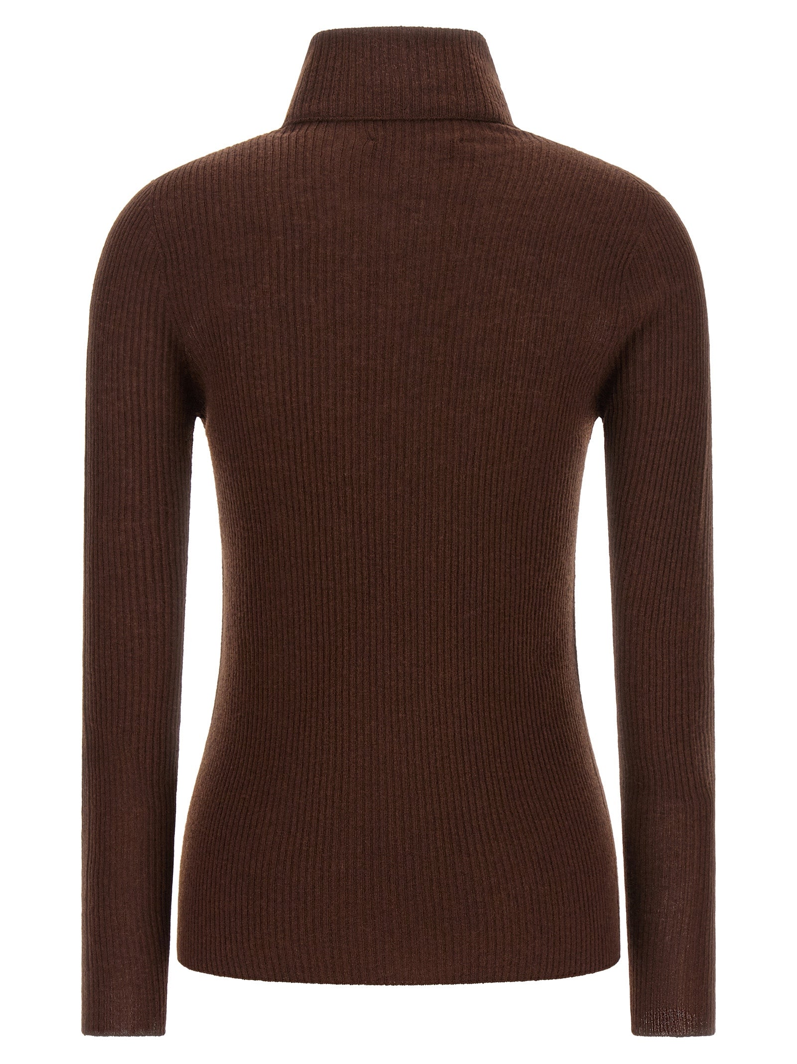 Fabiana Filippi Brauner Cardigan aus reiner Schurwolle