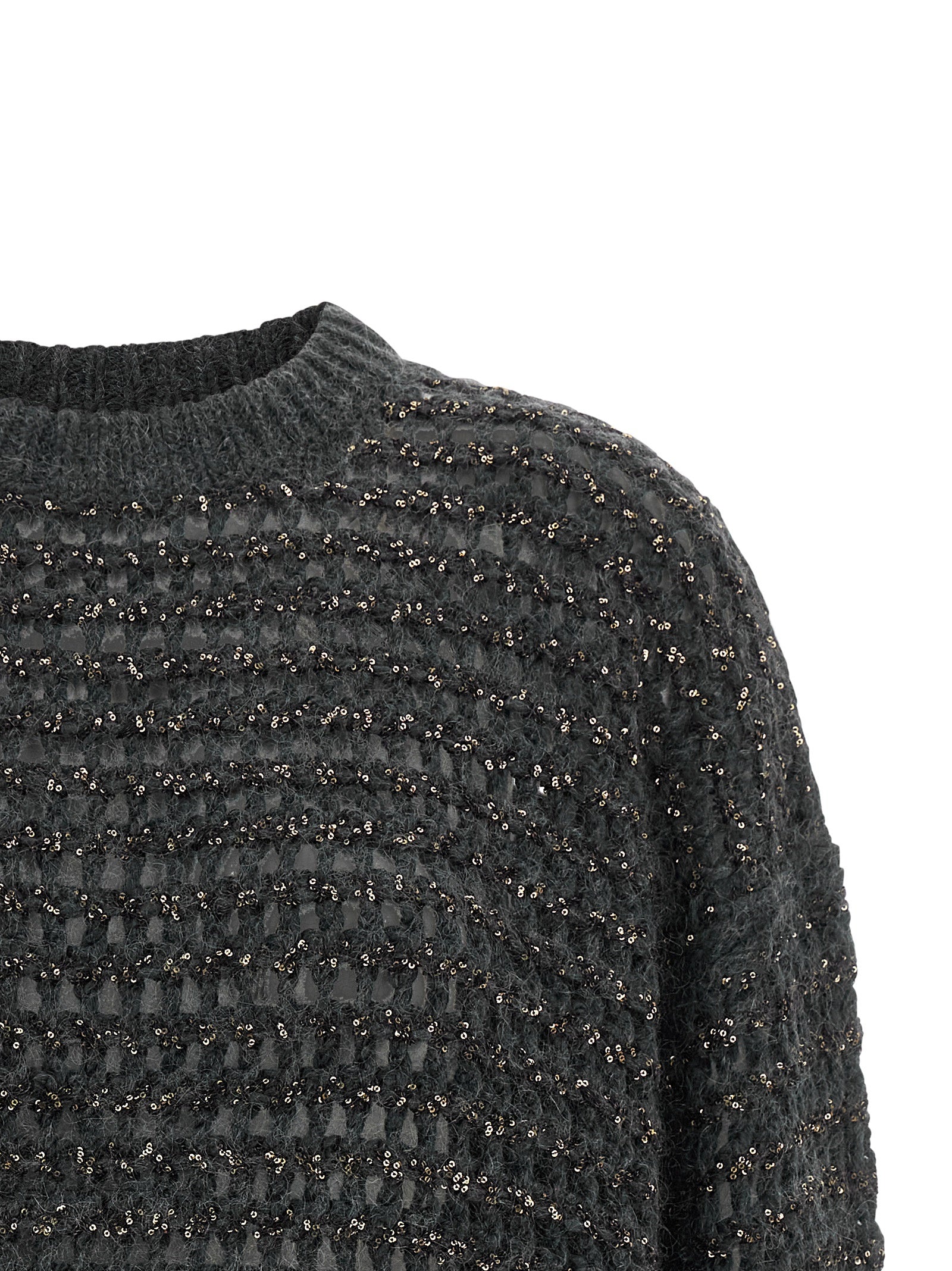 Brunello Cucinelli Grauer Cardigan aus Elasthan