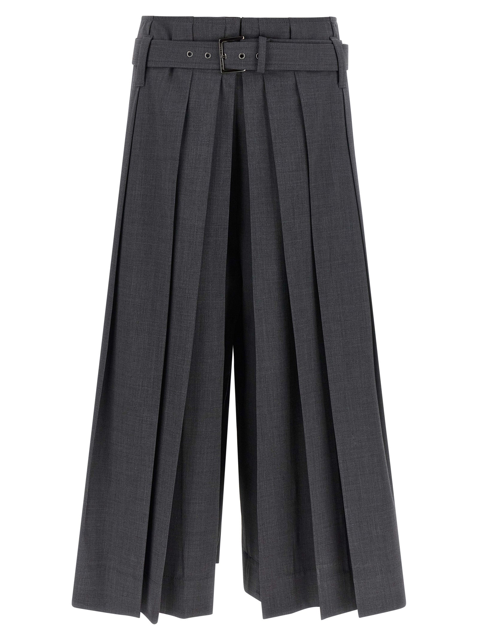 Brunello Cucinelli Graue Bermuda-Shorts aus reiner Schurwolle